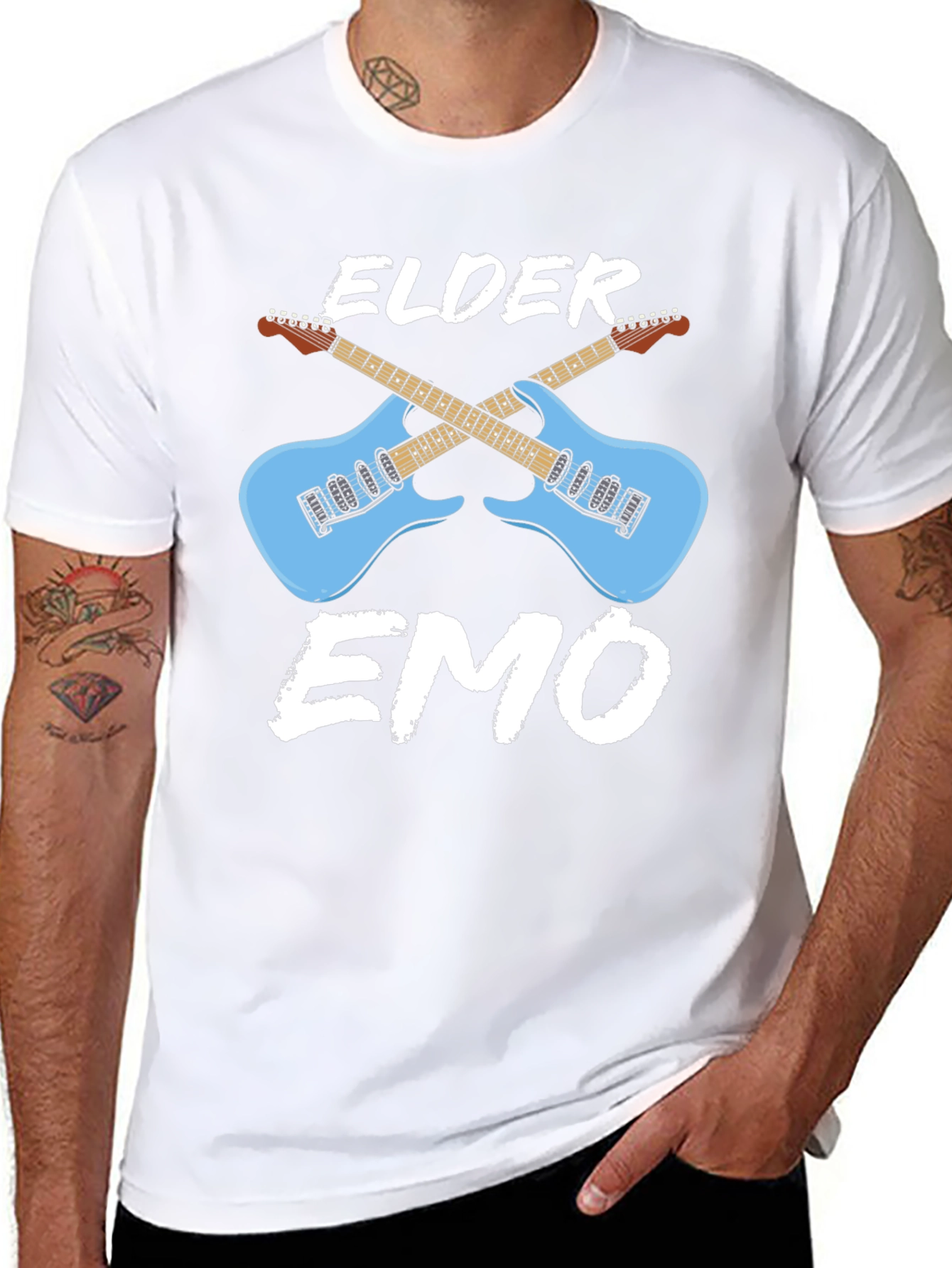 Elder Emo Guitar T-Shirt