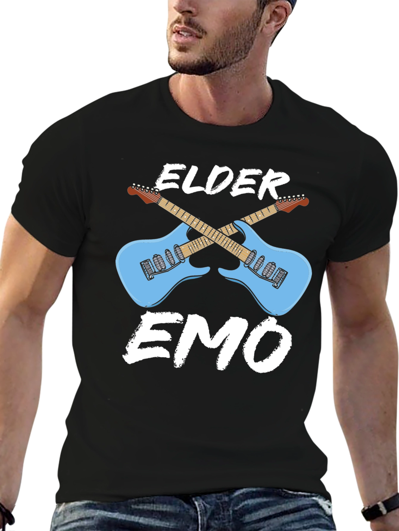 Elder Emo Guitar T-Shirt