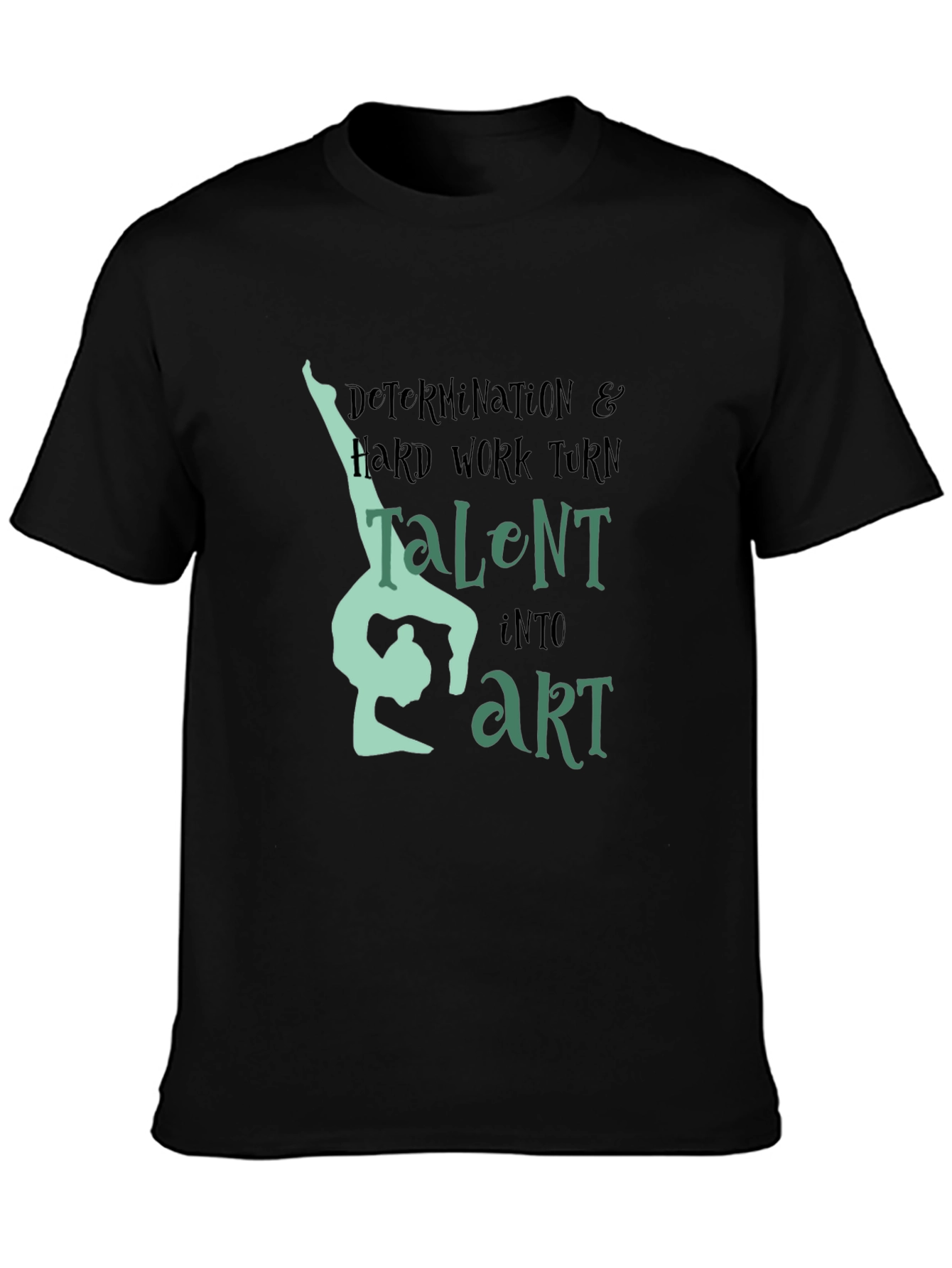 Gymnastics Talent Into Art Graphic T-Shirt