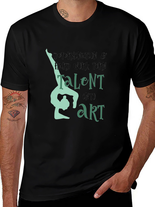 Gymnastics Talent Into Art Graphic T-Shirt