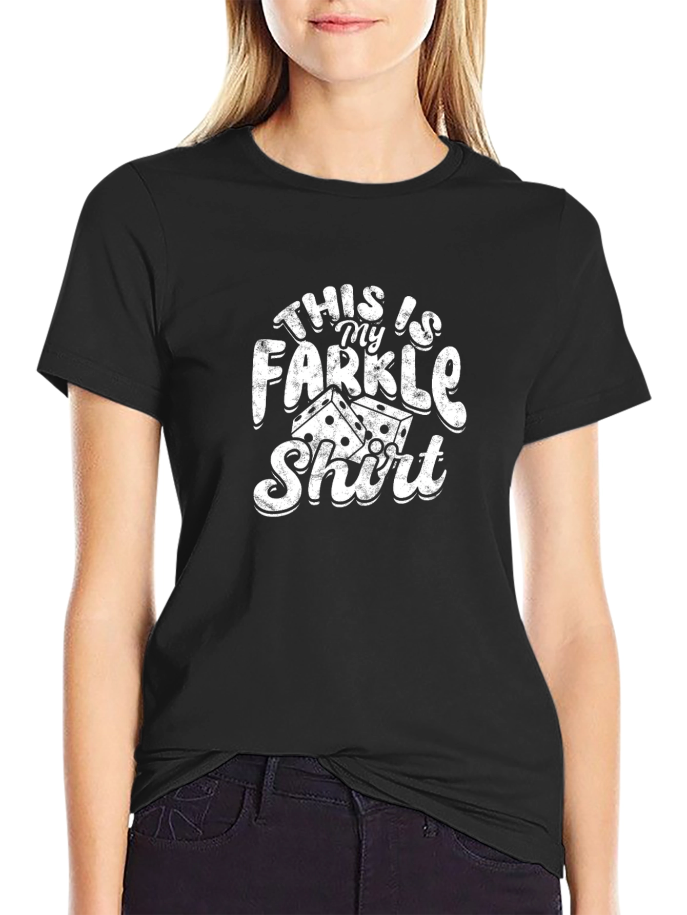 This is My Farkle Shirt Black Tee