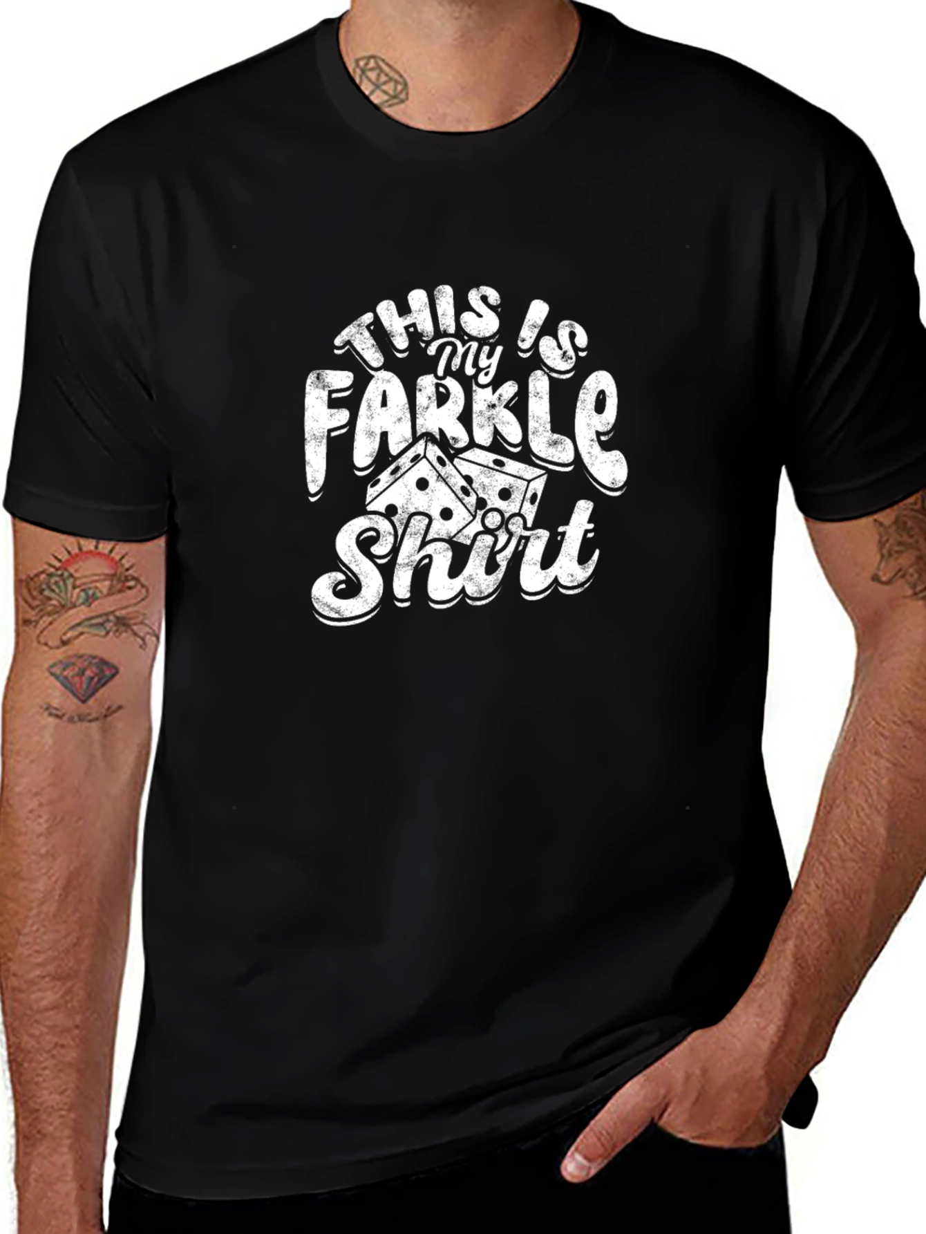 This is My Farkle Shirt Black Tee