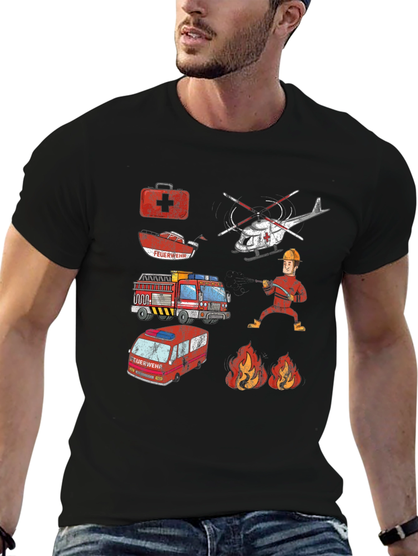 Firefighter Graphic Tee