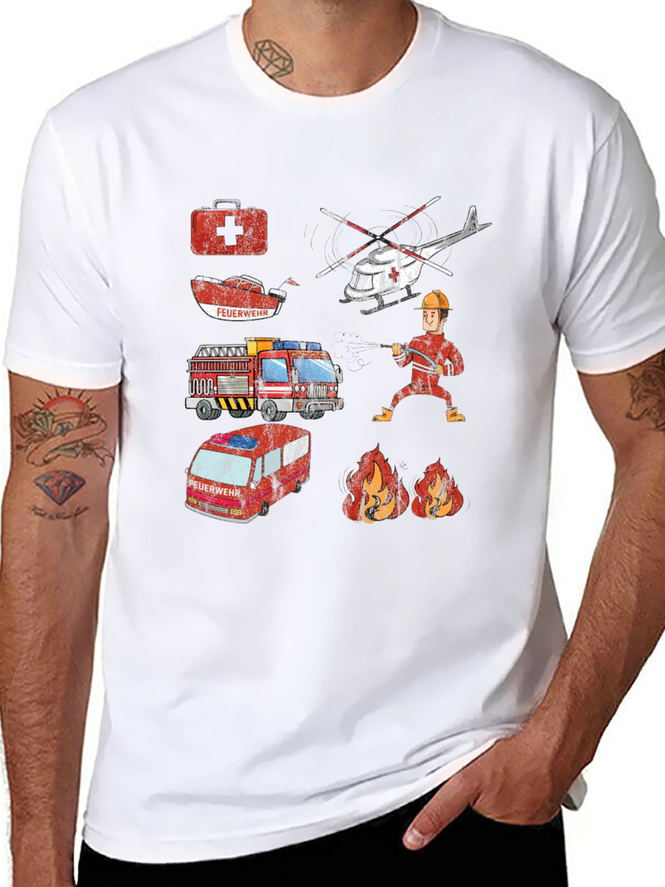 Firefighter Graphic Tee