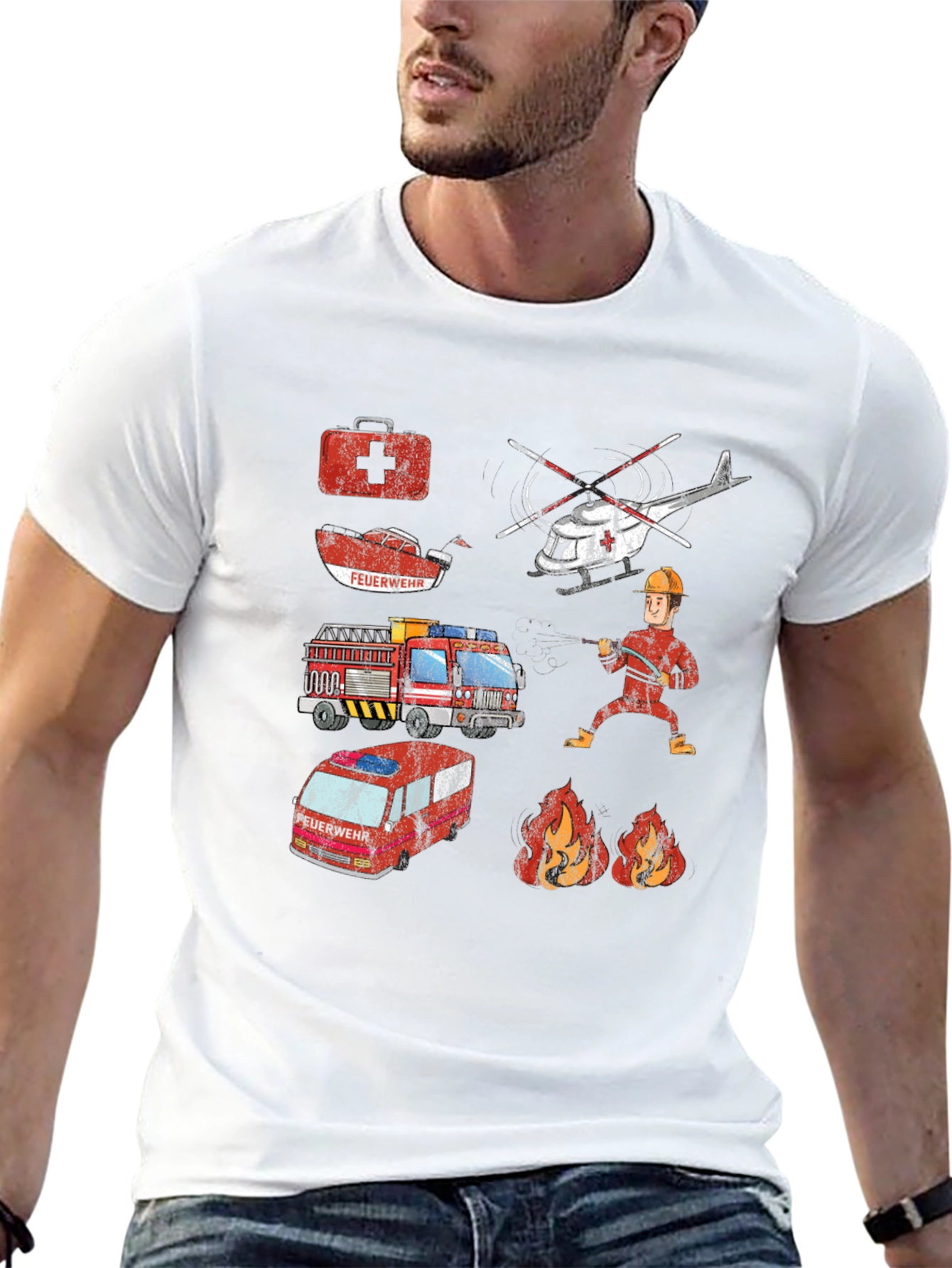 Firefighter Graphic Tee