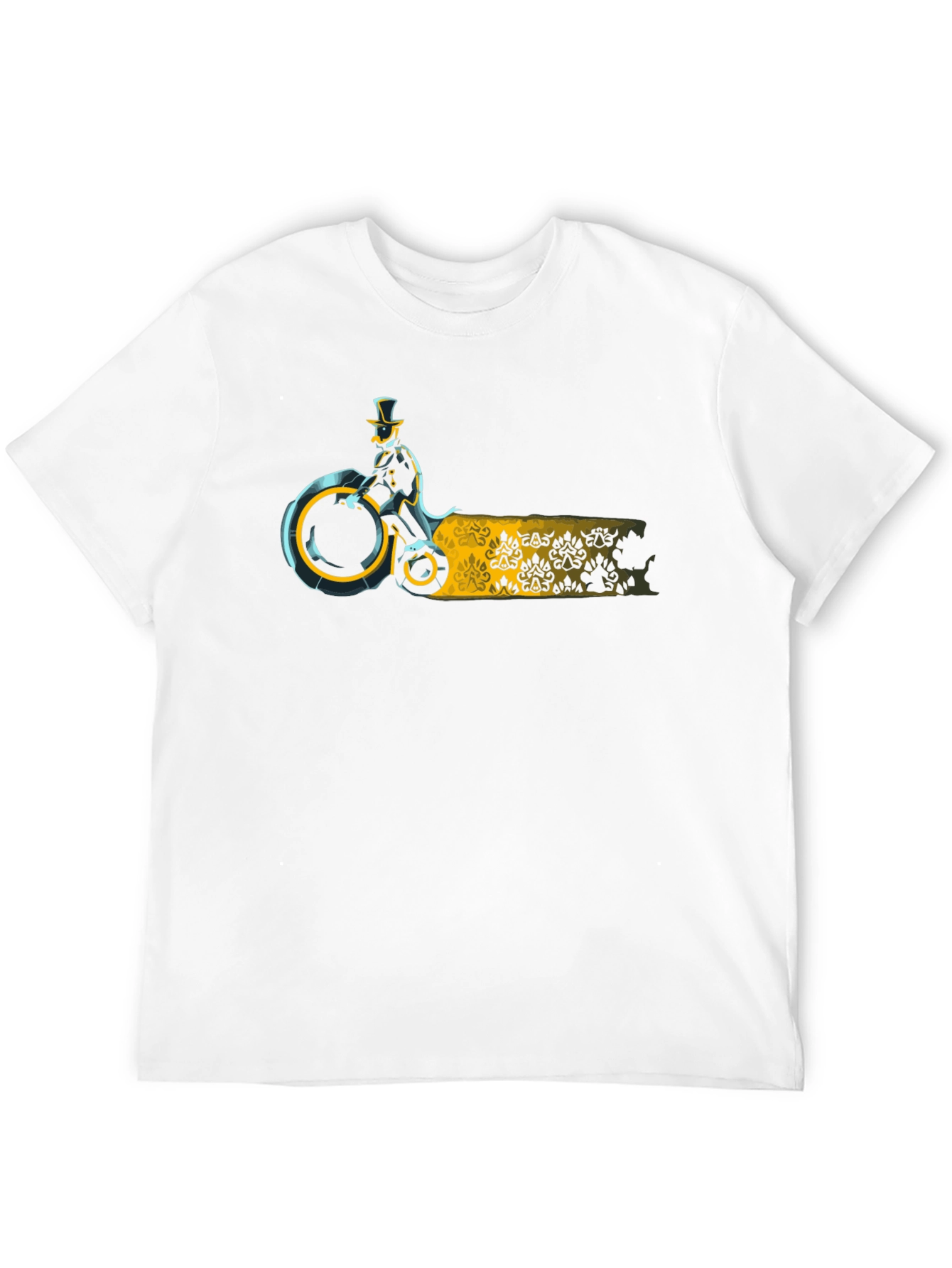 Steampunk Rider Black T-Shirt