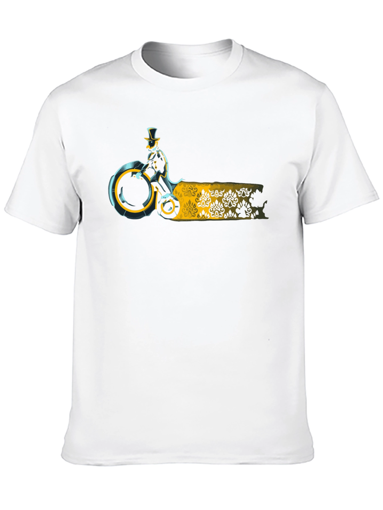 Steampunk Rider Black T-Shirt