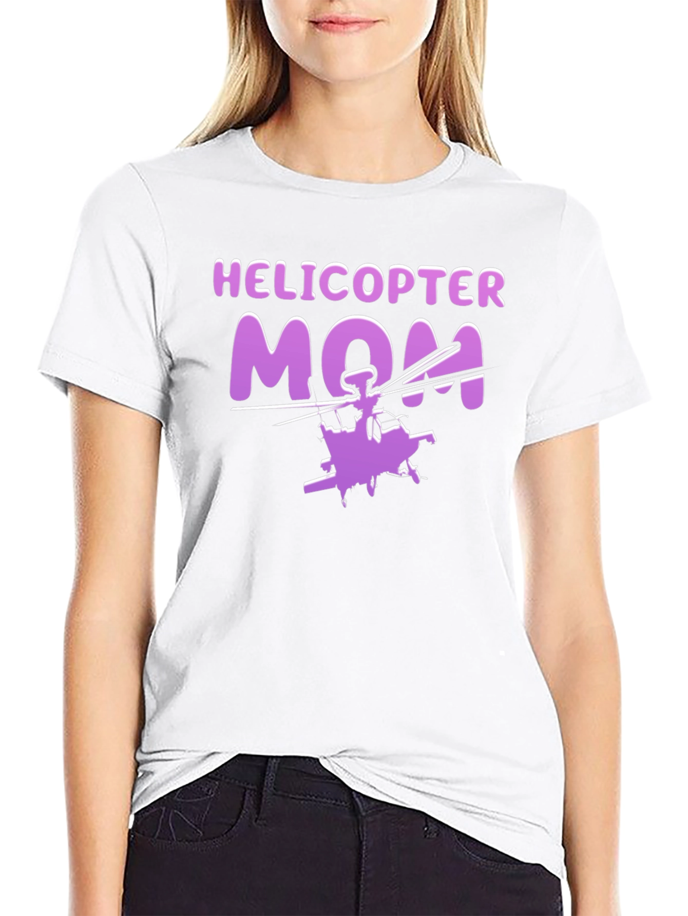Helicopter Mom Novelty Graphic Tee