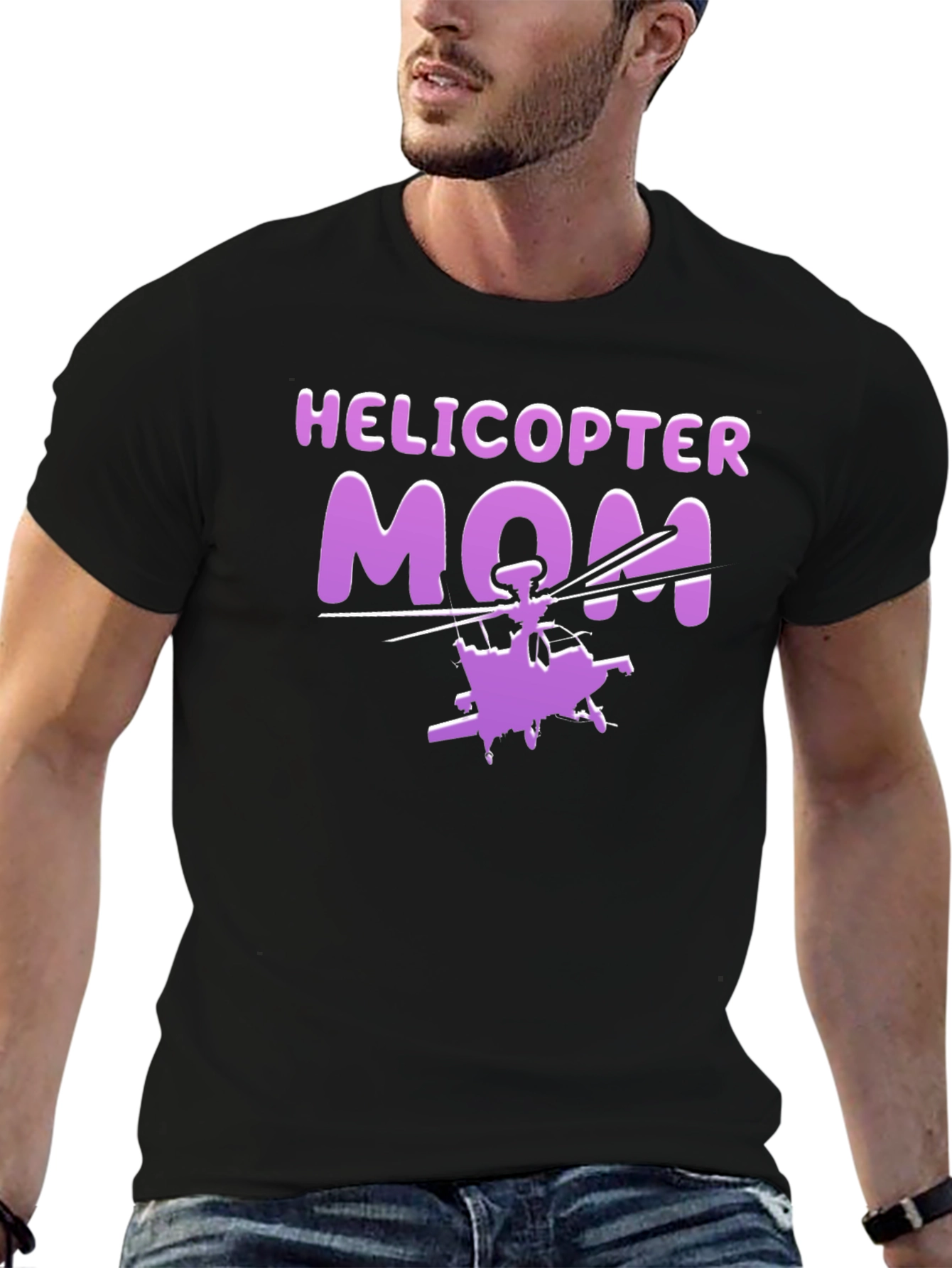 Helicopter Mom Novelty Graphic Tee
