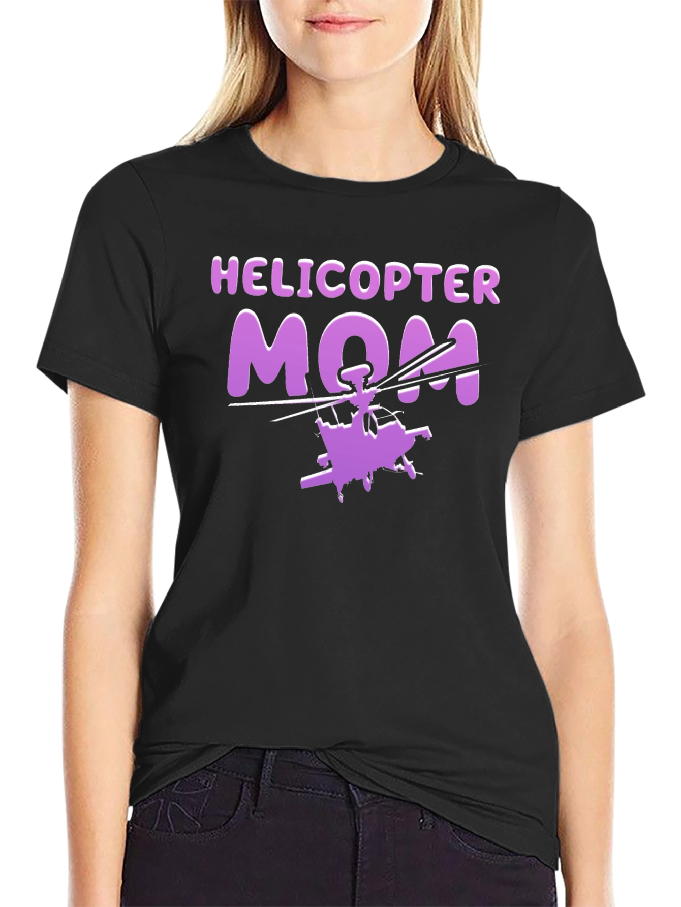 Helicopter Mom Novelty Graphic Tee