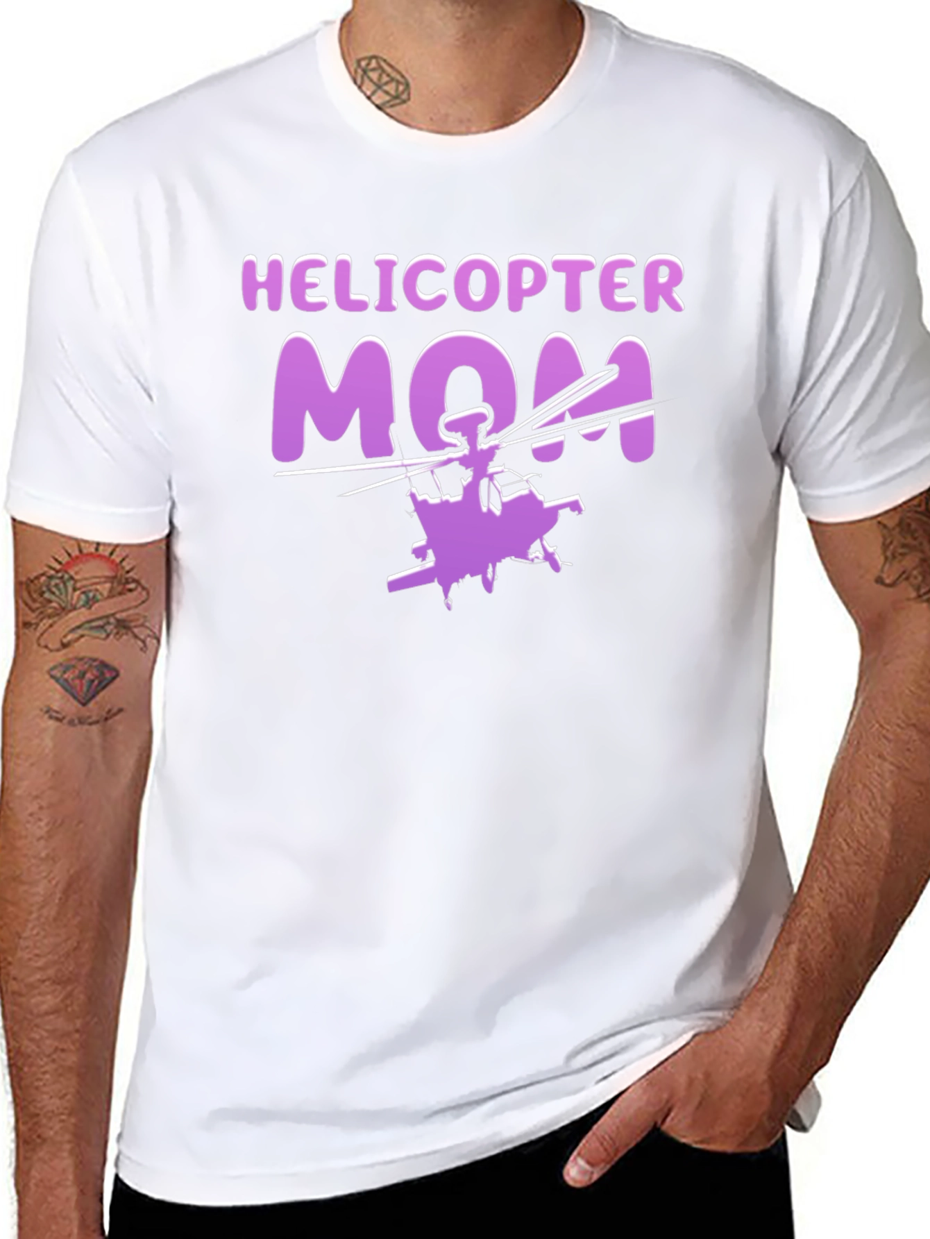 Helicopter Mom Novelty Graphic Tee