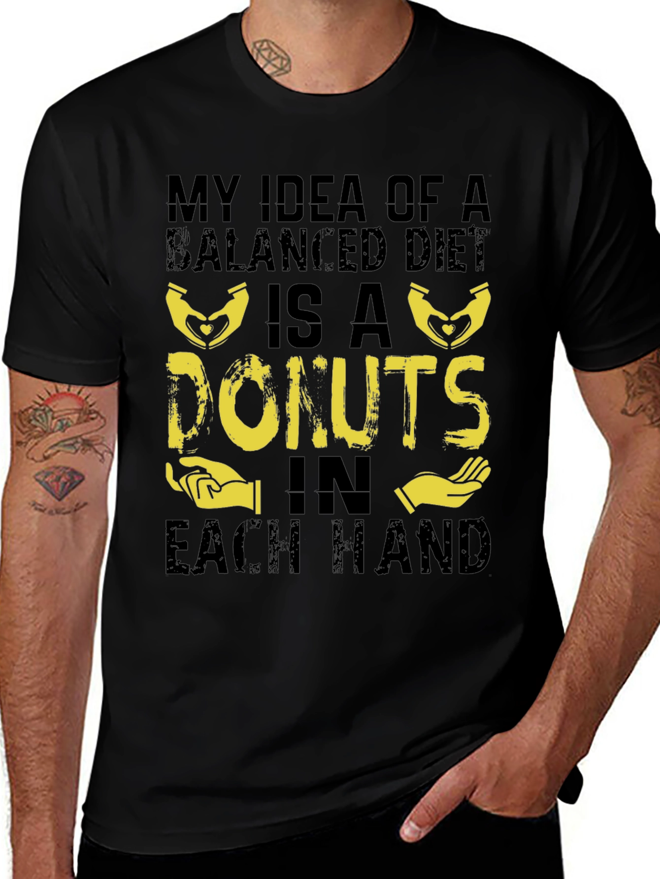 Balanced Diet Donuts T-Shirt