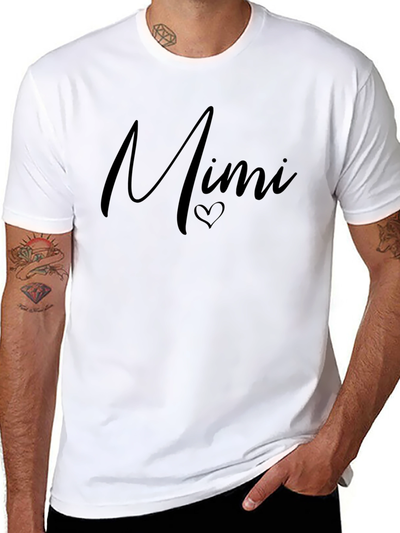 Mimi Heart Graphic T-Shirt - Soft Cotton Tee