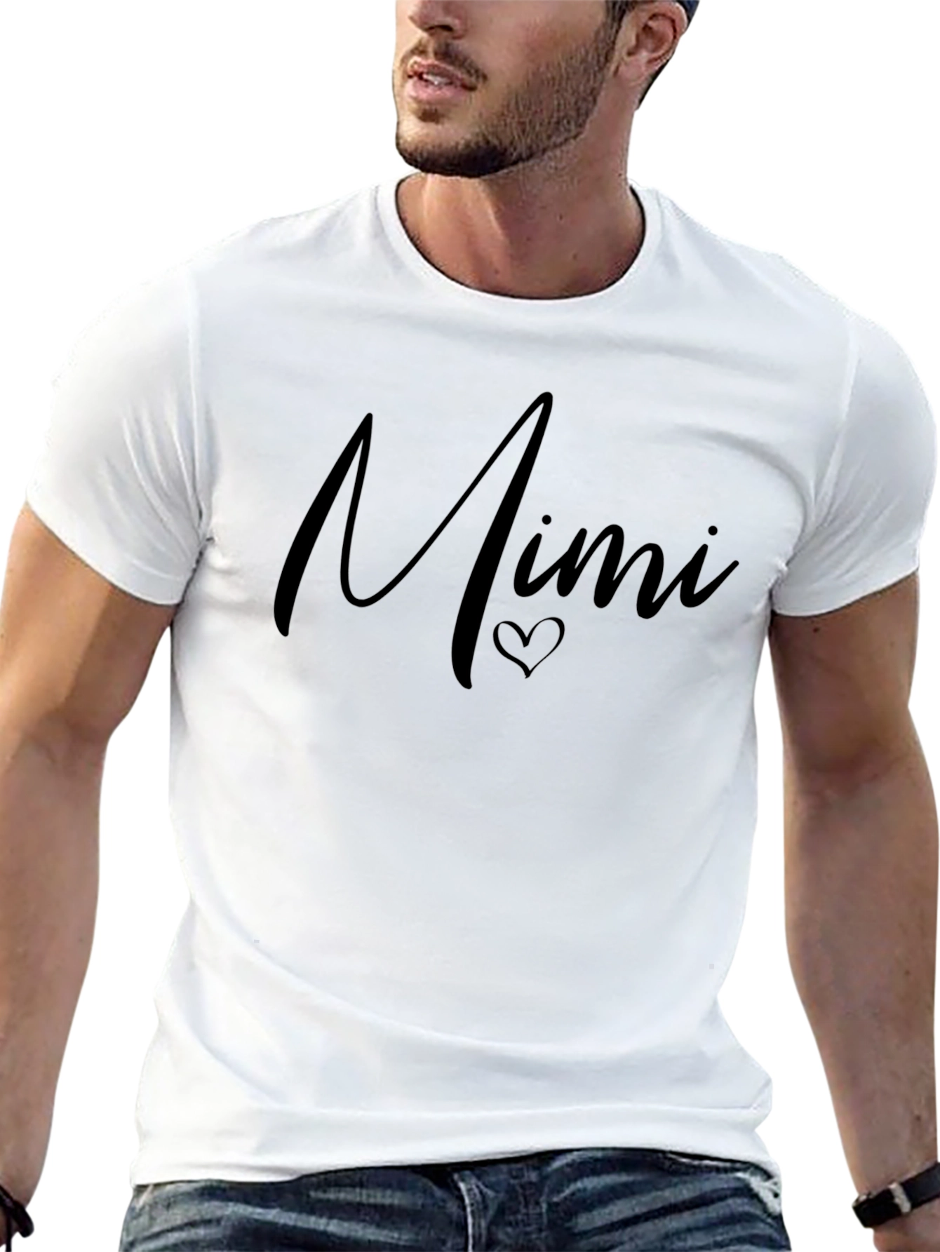 Mimi Heart Graphic T-Shirt - Soft Cotton Tee