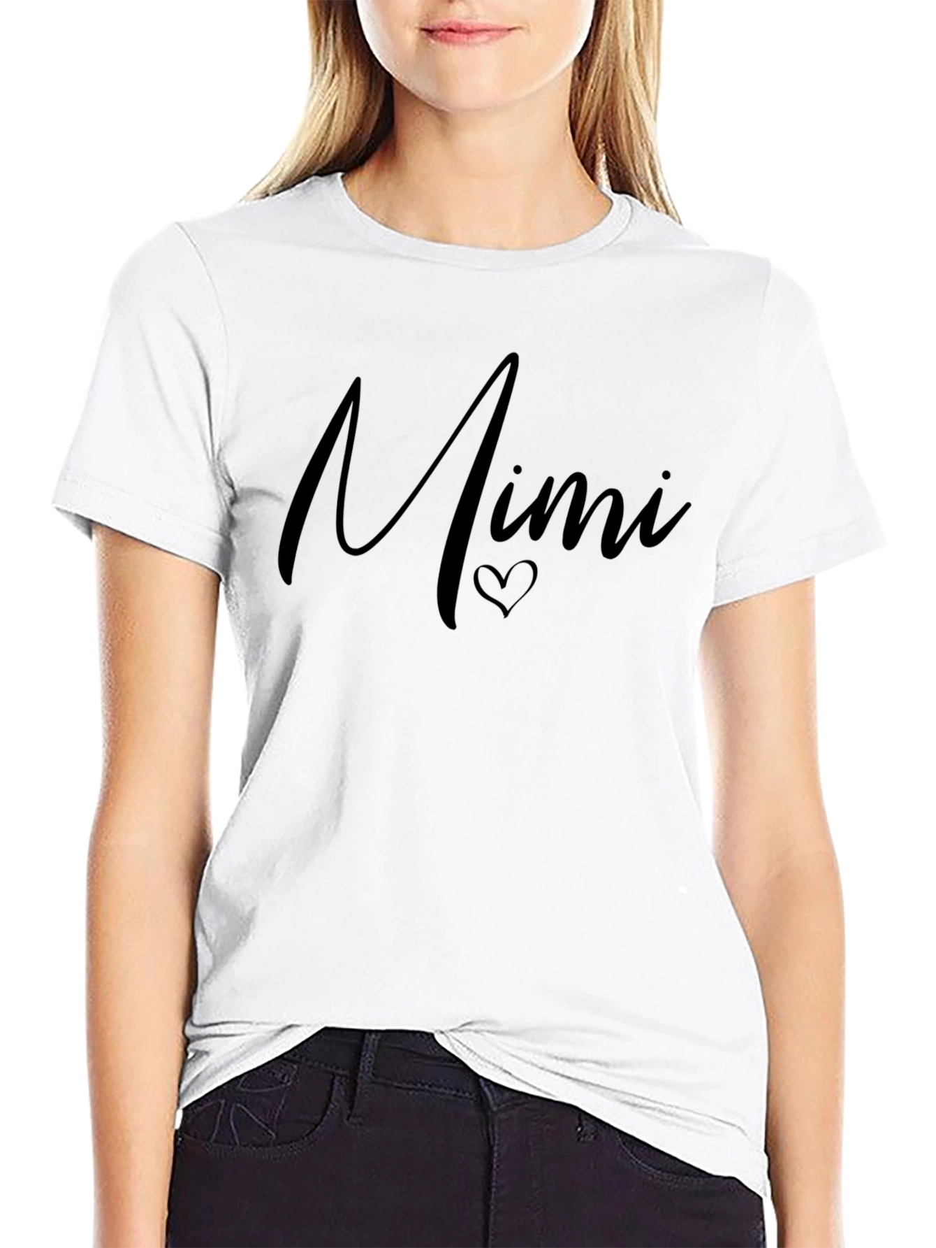 Mimi Heart Graphic T-Shirt - Soft Cotton Tee