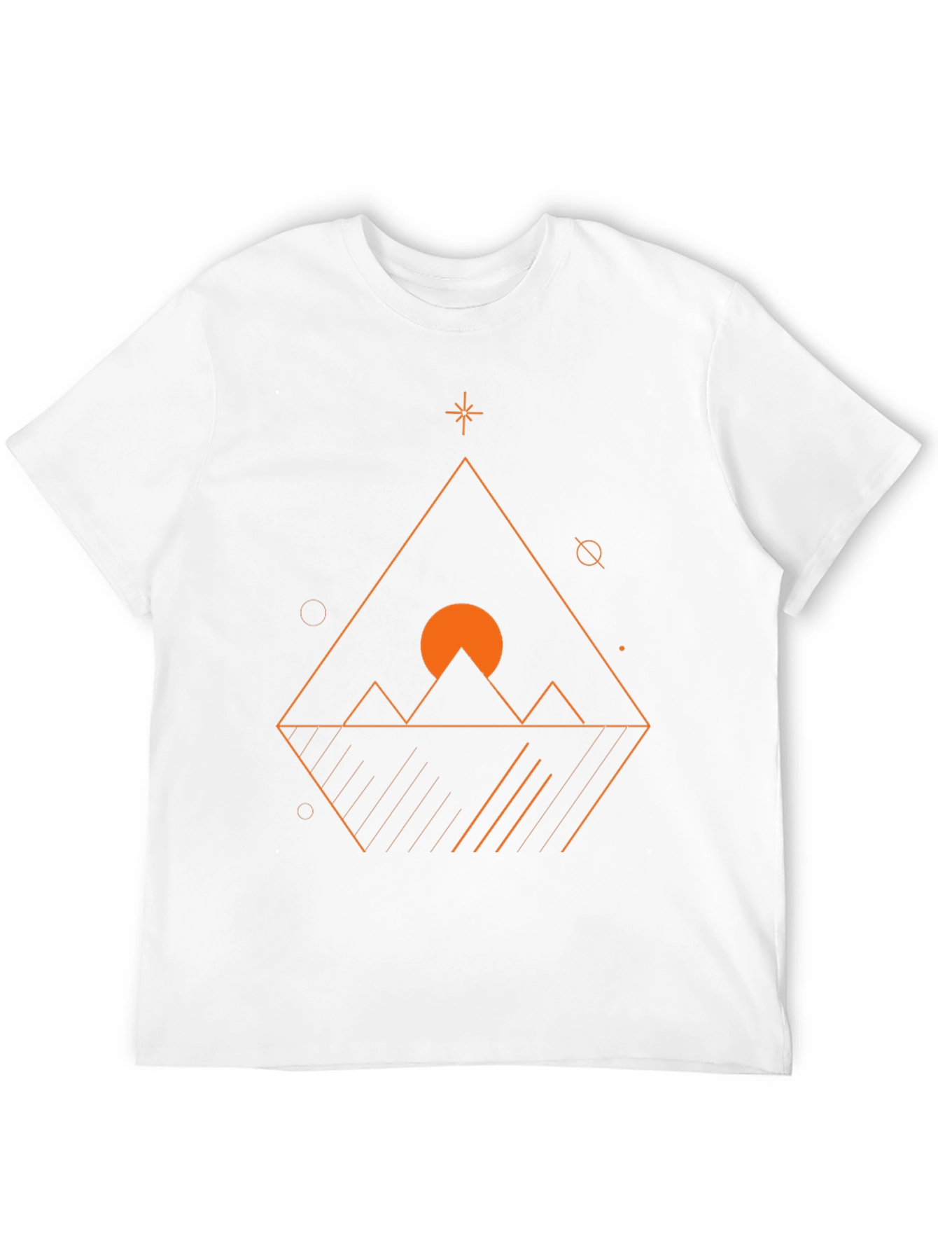 Geometric Mountain Graphic Tee