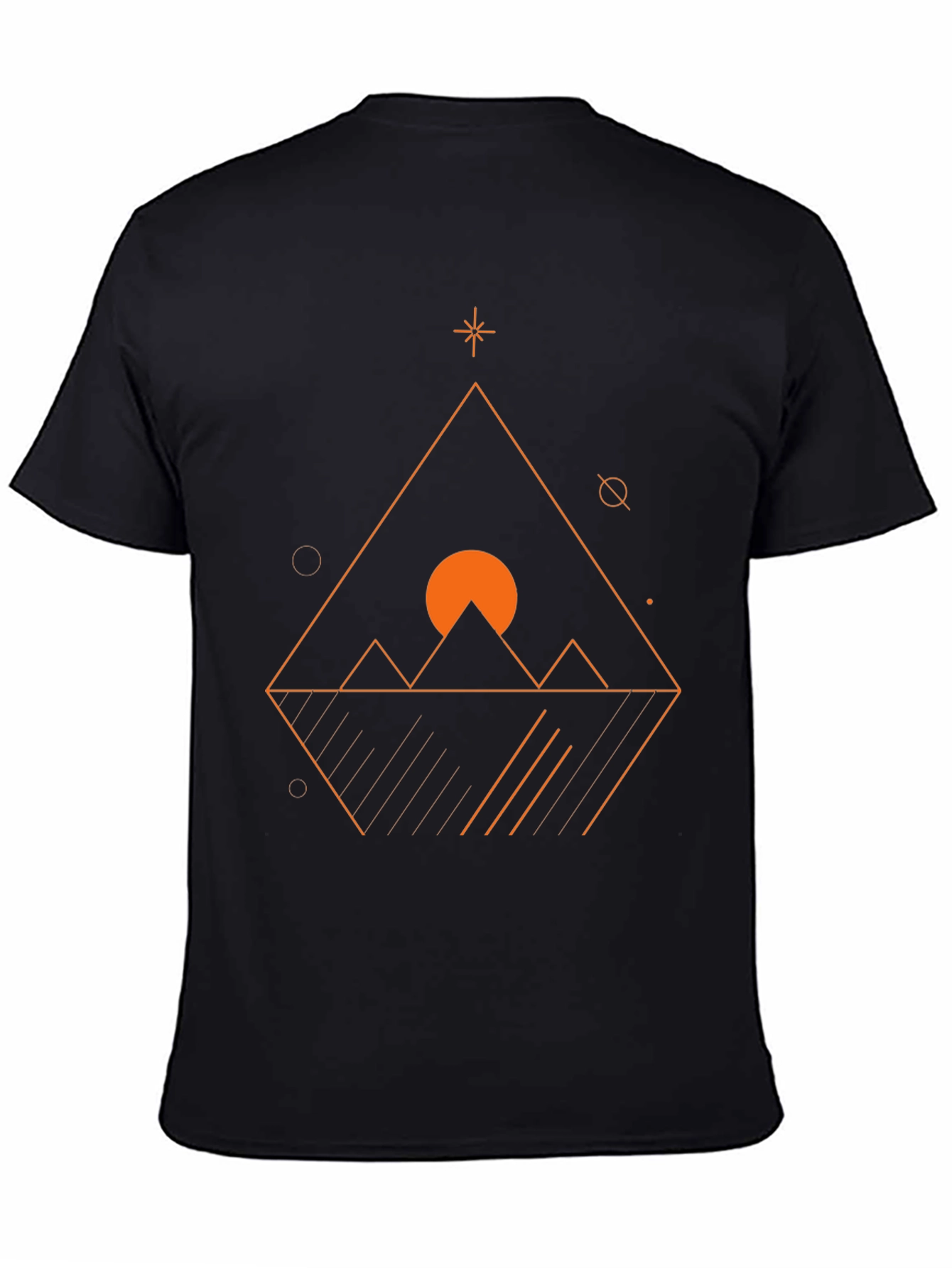 Geometric Mountain Graphic Tee