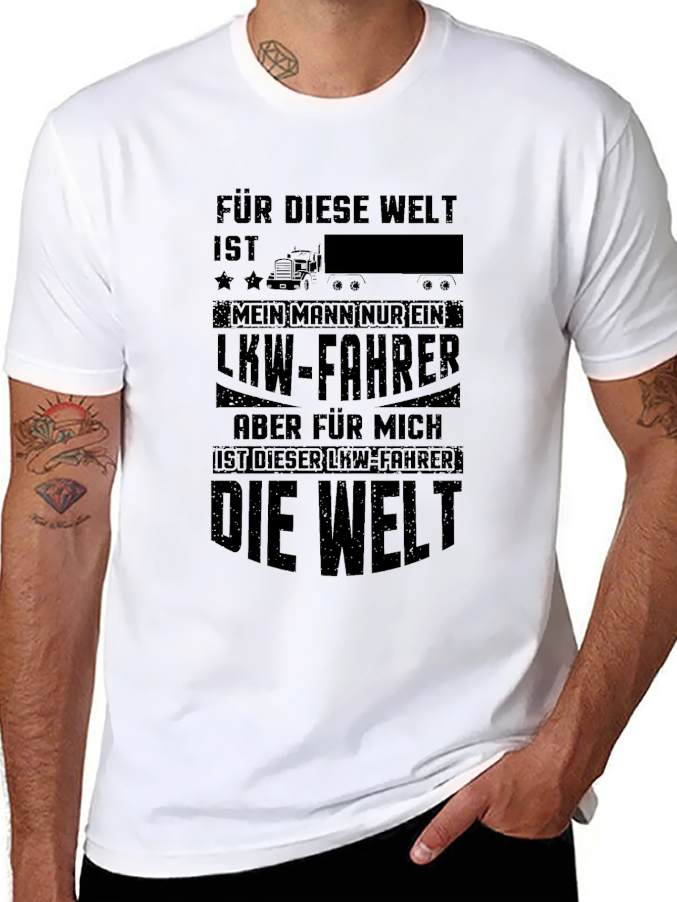 Truck Driver T-Shirt - German Text