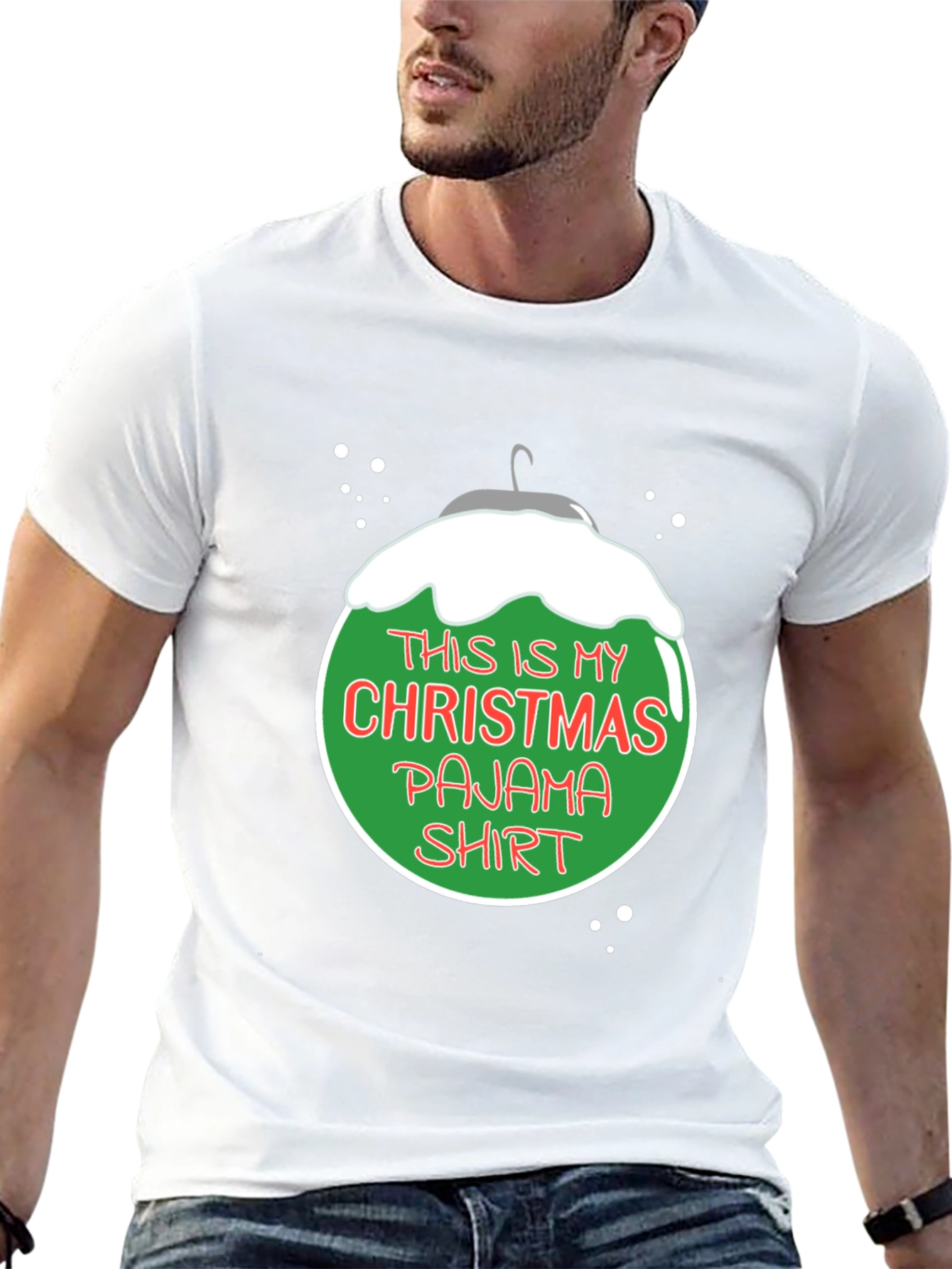 Christmas Pajama Shirt - Holiday T-Shirt