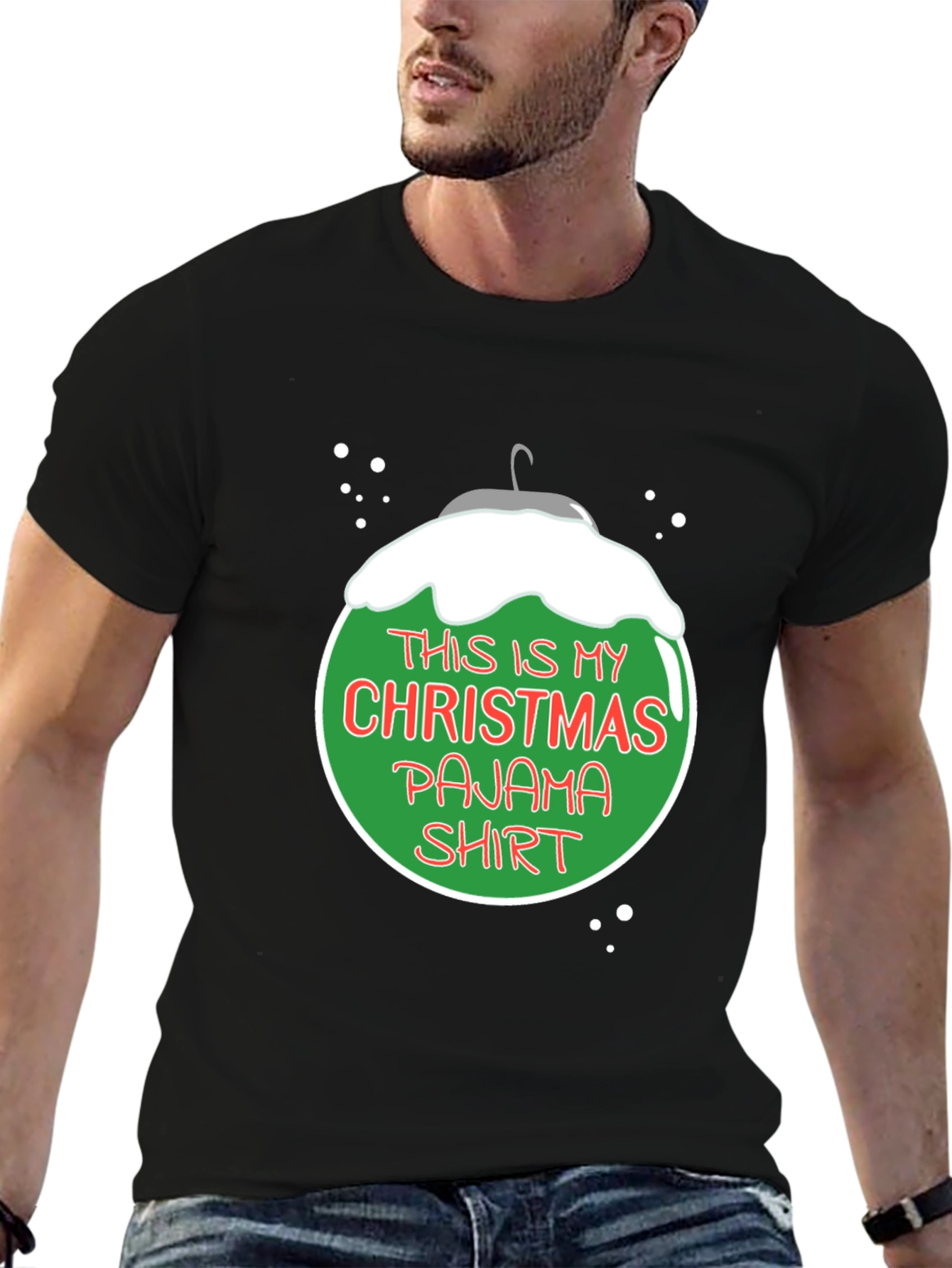 Christmas Pajama Shirt - Holiday T-Shirt