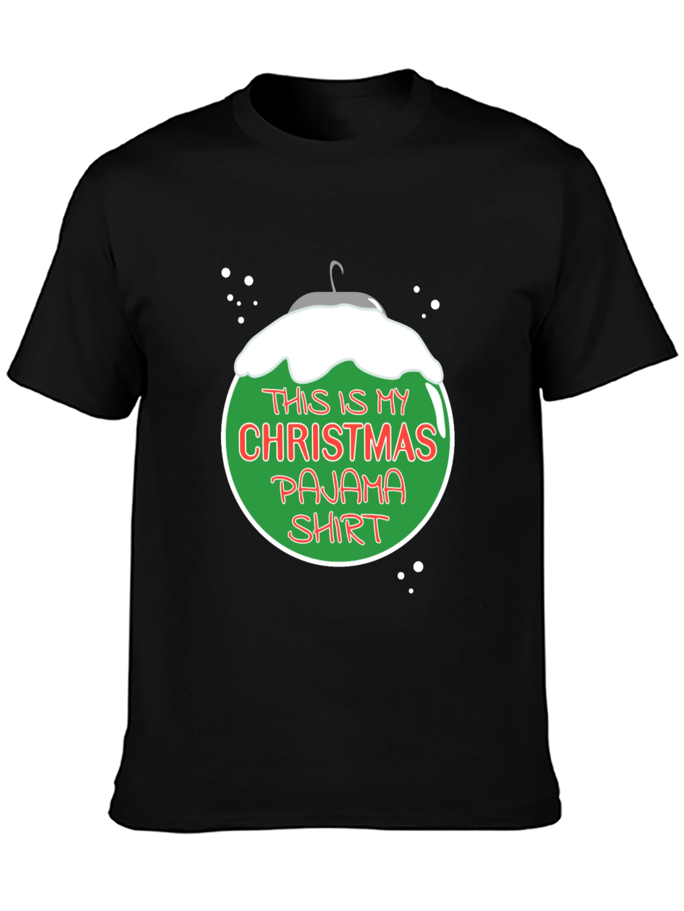 Christmas Pajama Shirt - Holiday T-Shirt