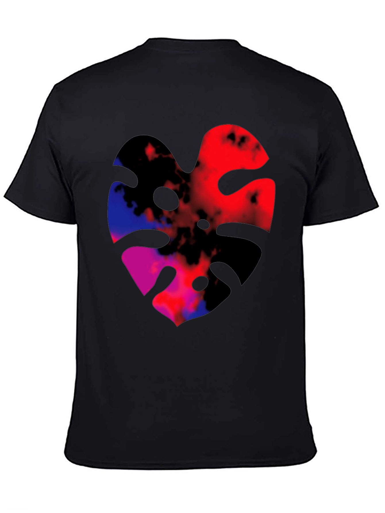 Abstract Monstera Leaf Graphic Tee