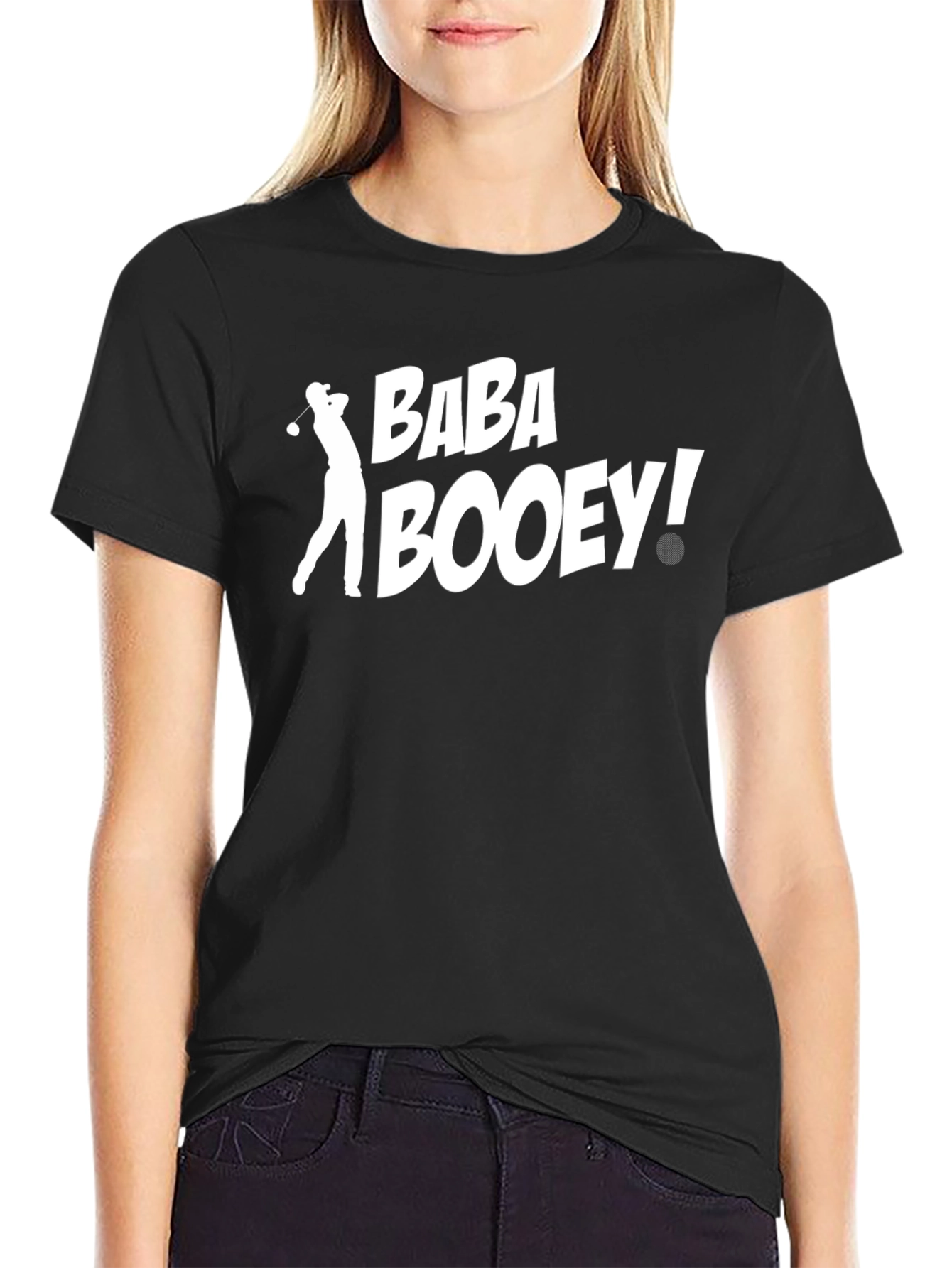 Baba Booey Golf T-Shirt - Black