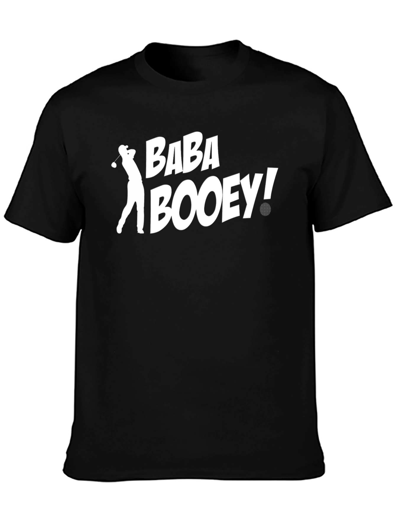 Baba Booey Golf T-Shirt - Black