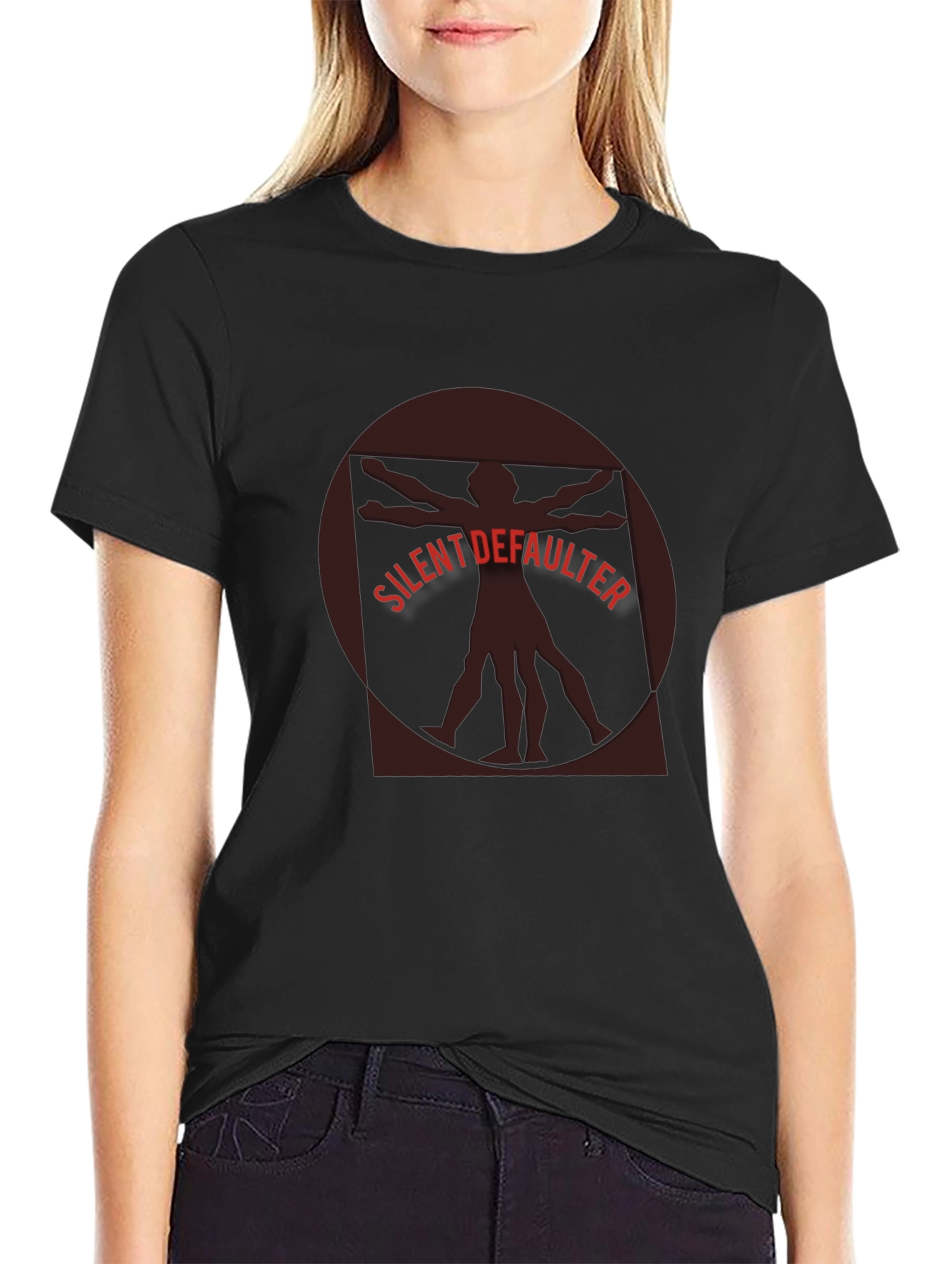Silent Defaulter Graphic Tee - Unique Statement Shirt
