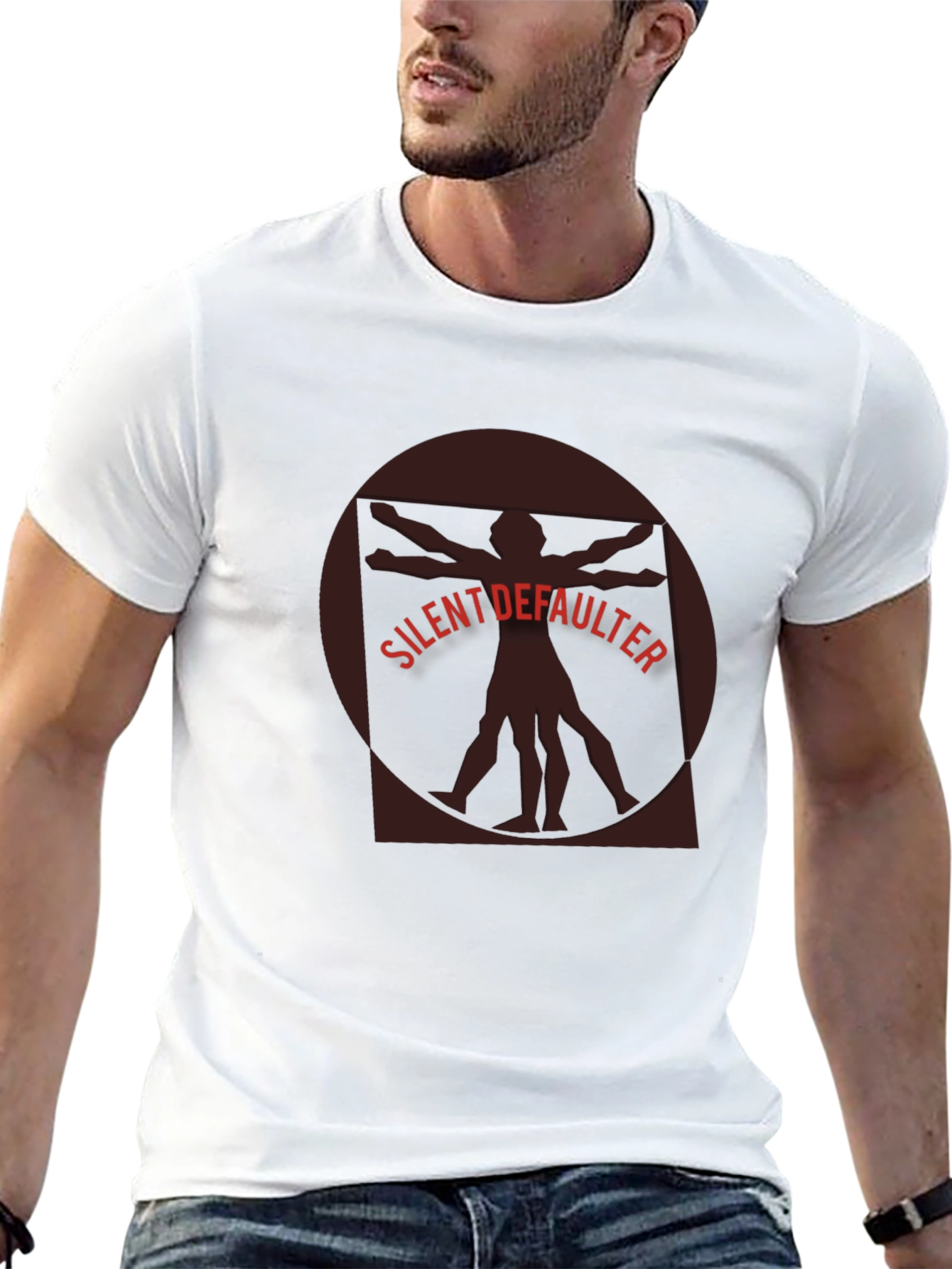 Silent Defaulter Graphic Tee - Unique Statement Shirt
