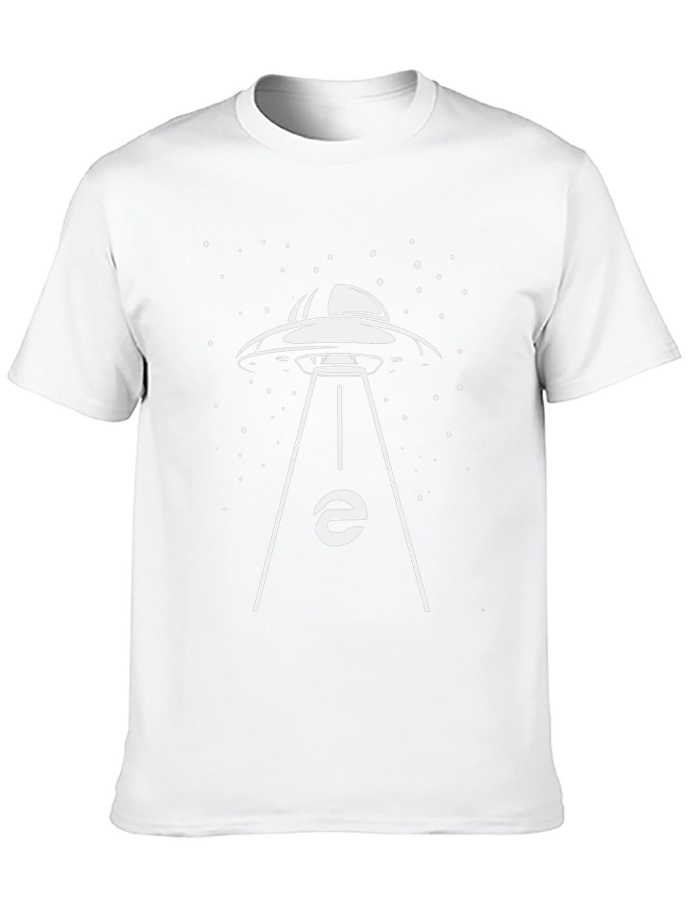 UFO Abduction T-Shirt - Black Graphic Tee
