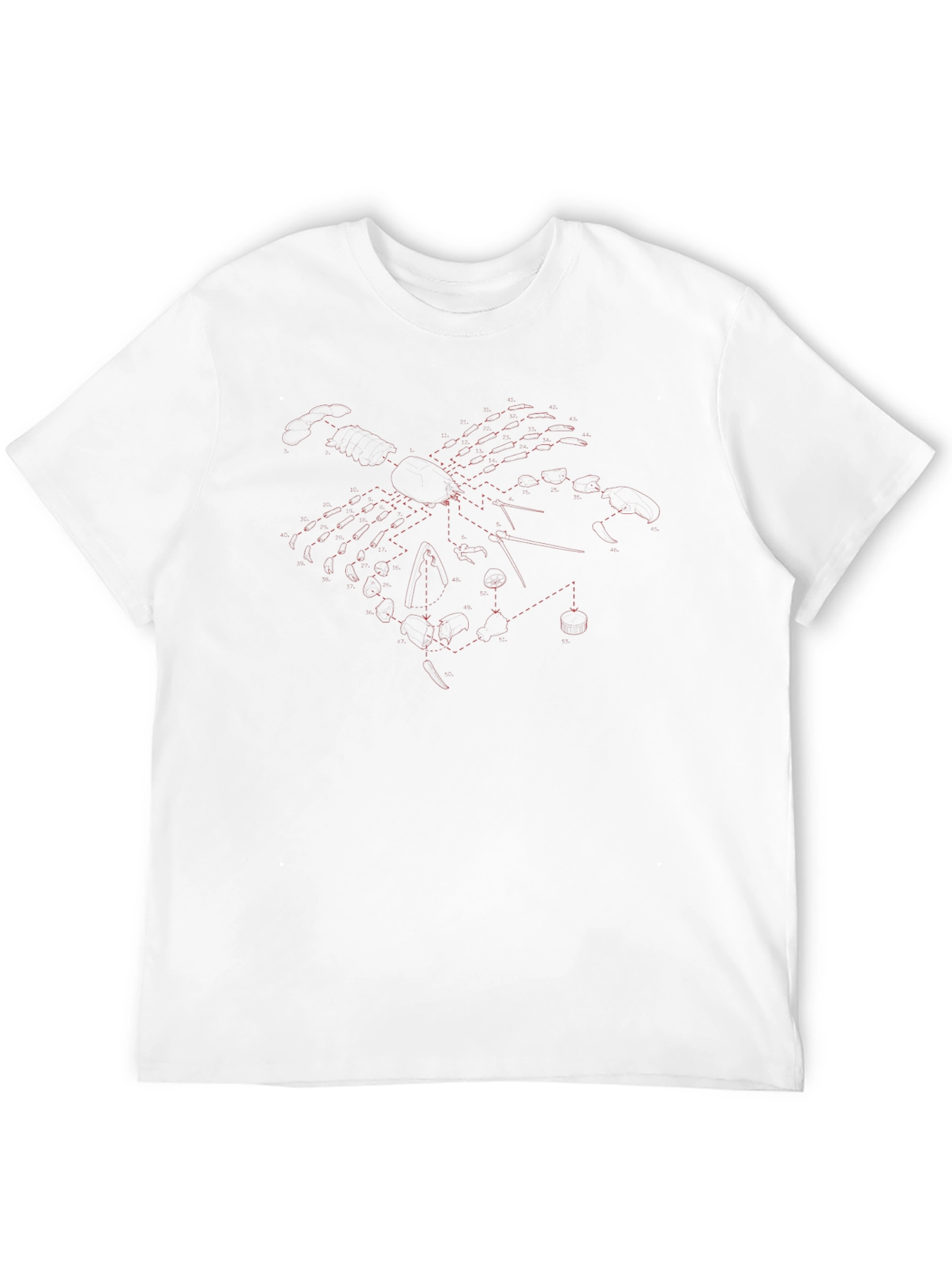 Geometric Eagle Graphic Tee - Black Cotton Blend