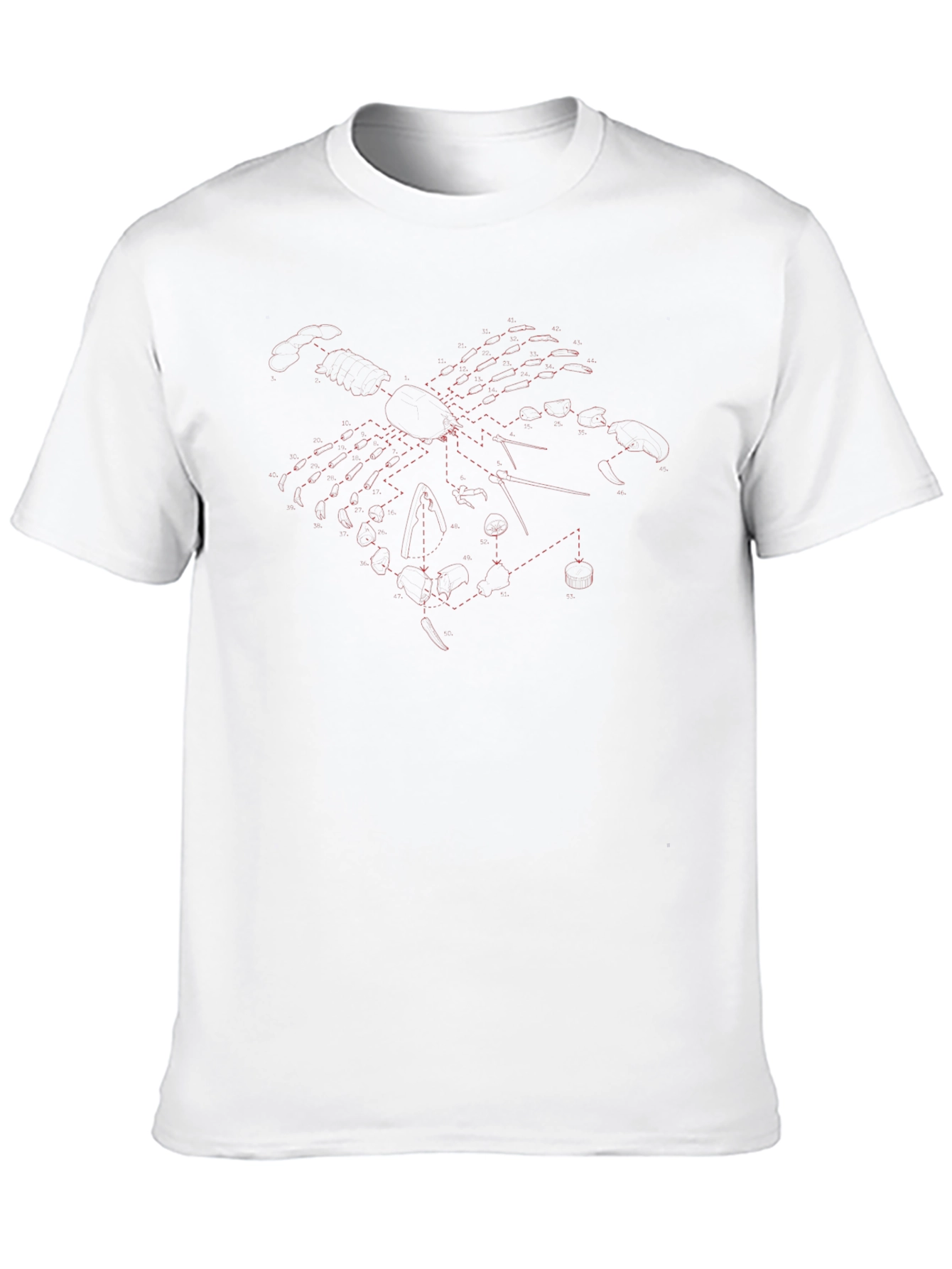 Geometric Eagle Graphic Tee - Black Cotton Blend
