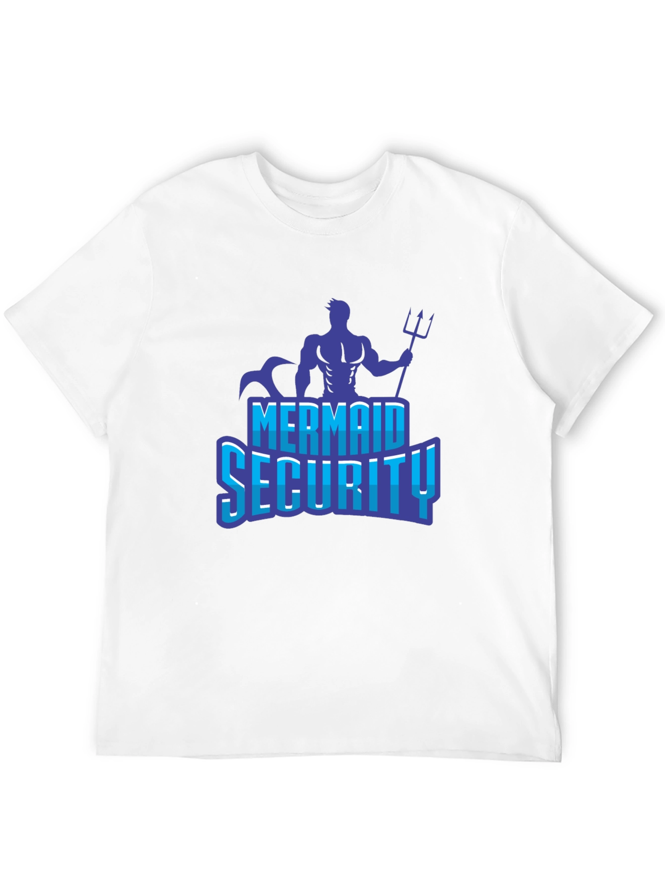 Mermaid Security Graphic Tee - Black
