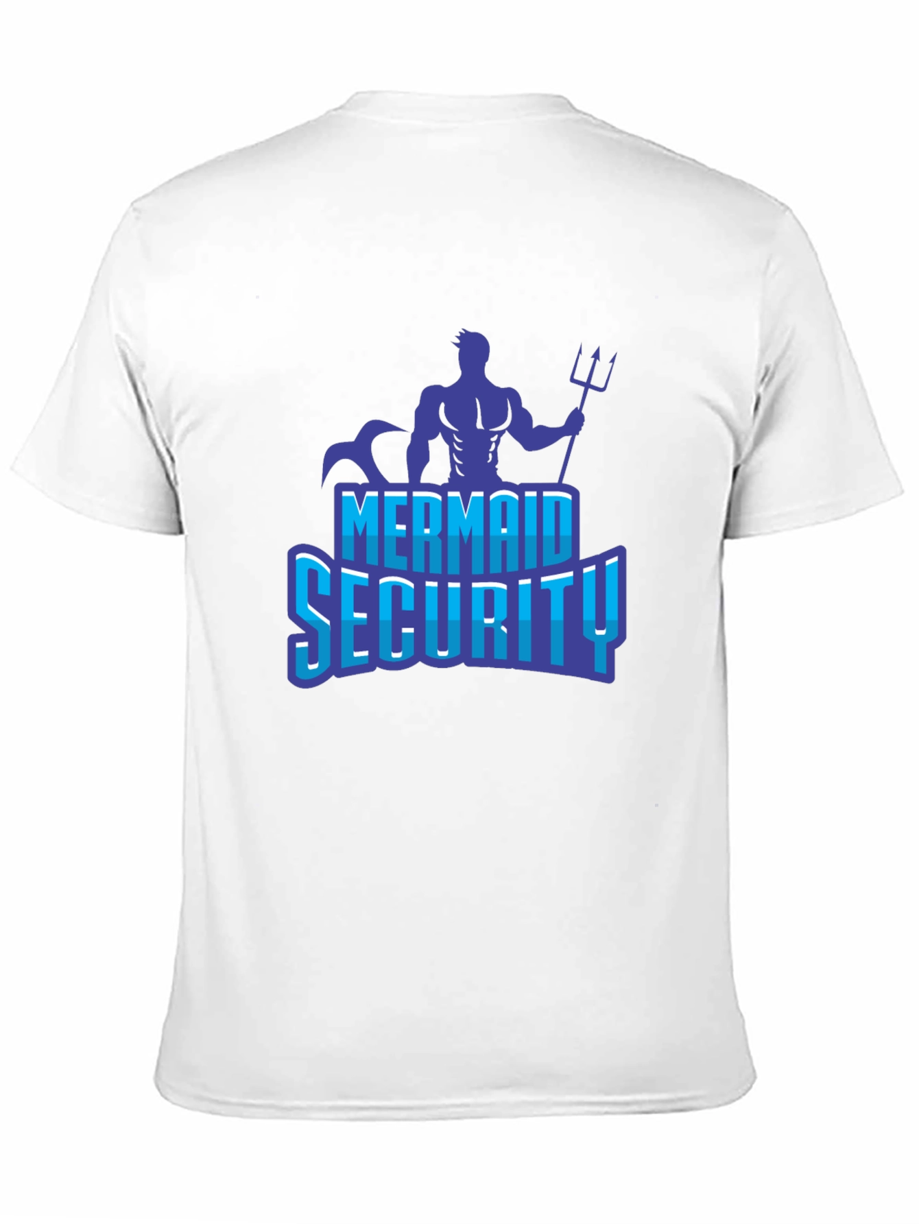 Mermaid Security Graphic Tee - Black