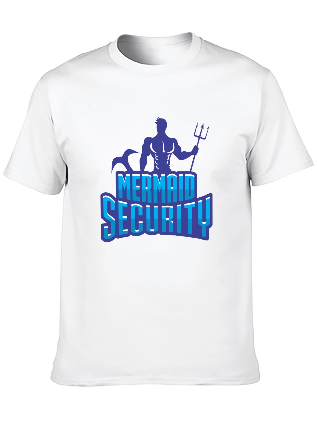 Mermaid Security Graphic Tee - Black