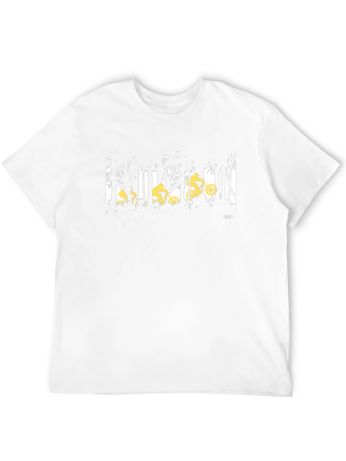 Mountain Biker Forest Graphic Tee