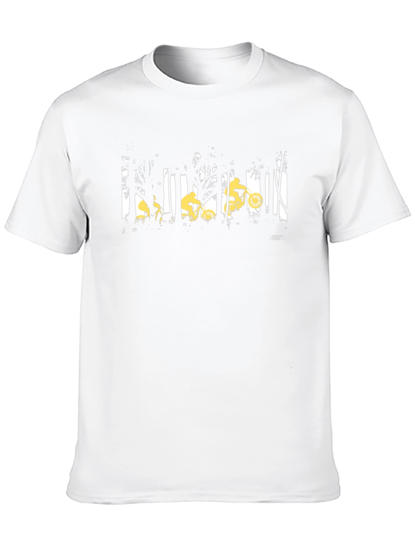 Mountain Biker Forest Graphic Tee