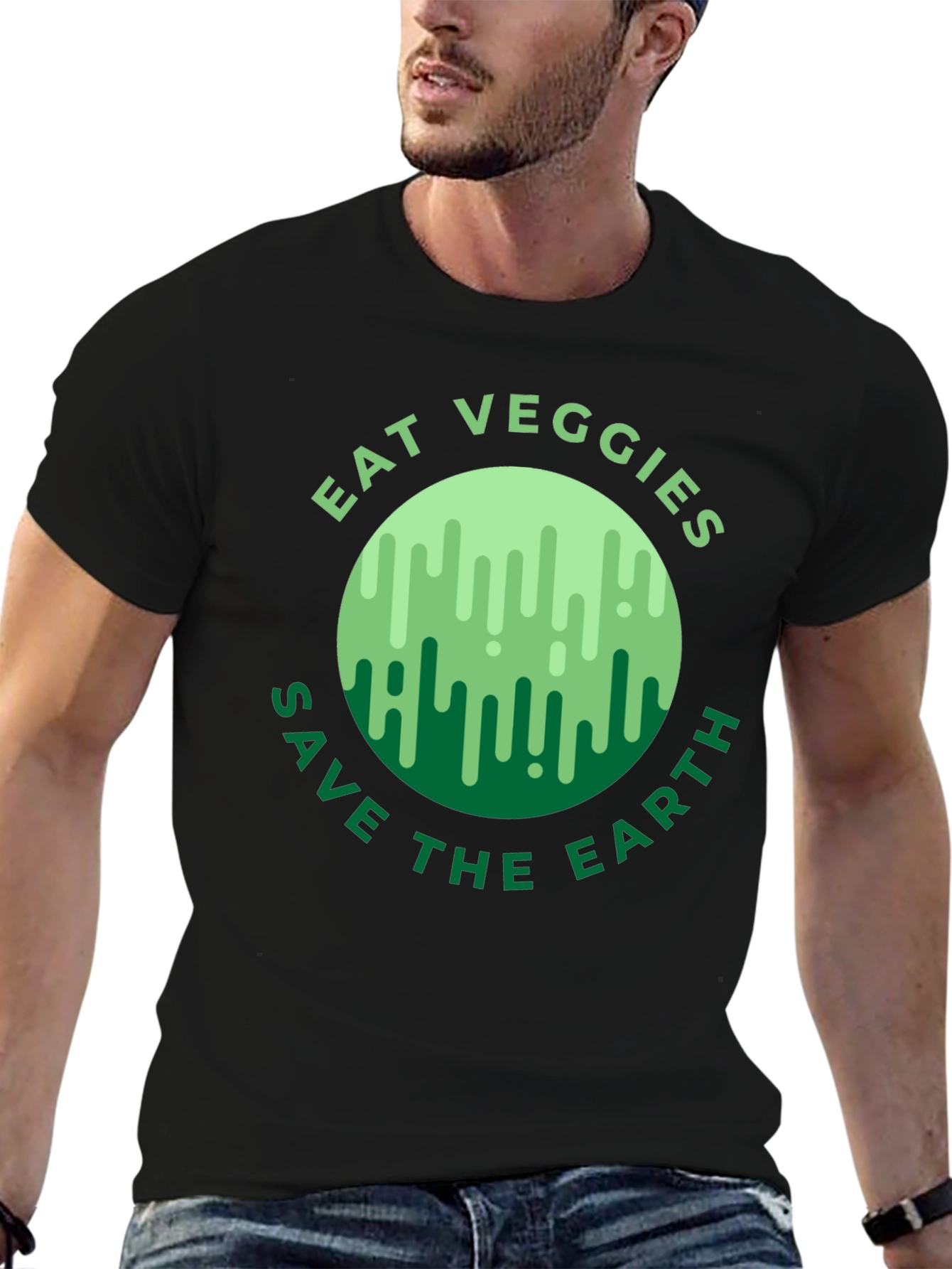 Eat Veggies Save Earth T-Shirt
