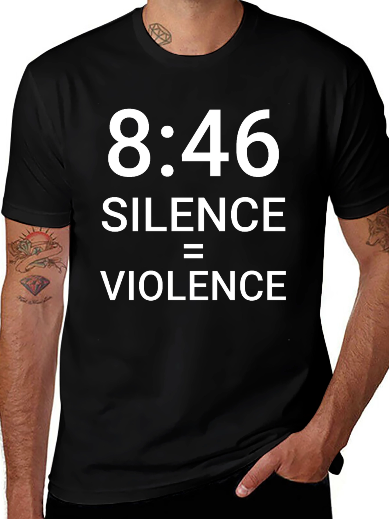 8:46 Silence = Violence T-Shirt