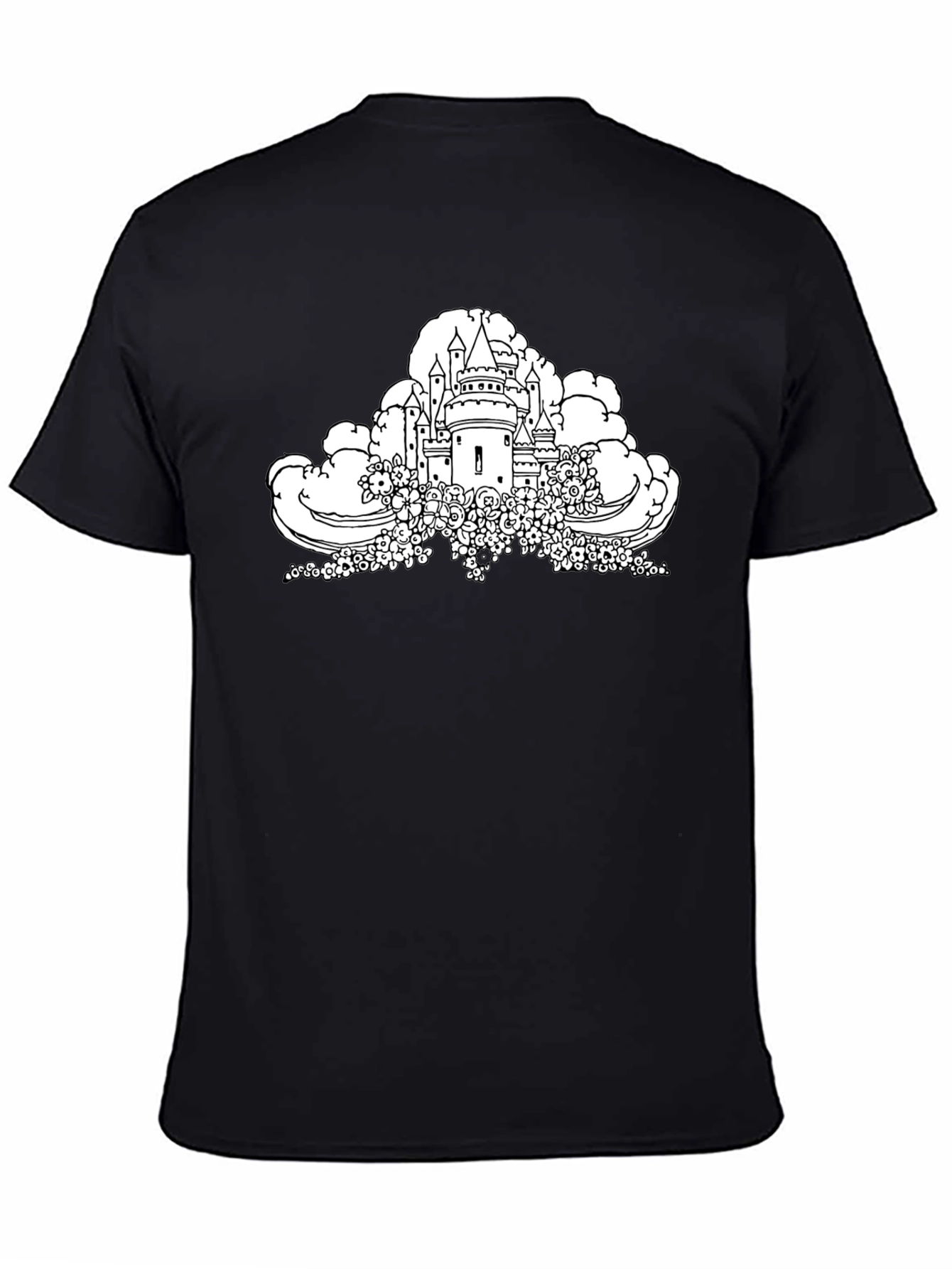 Castle in the Clouds Graphic Tee - Black
