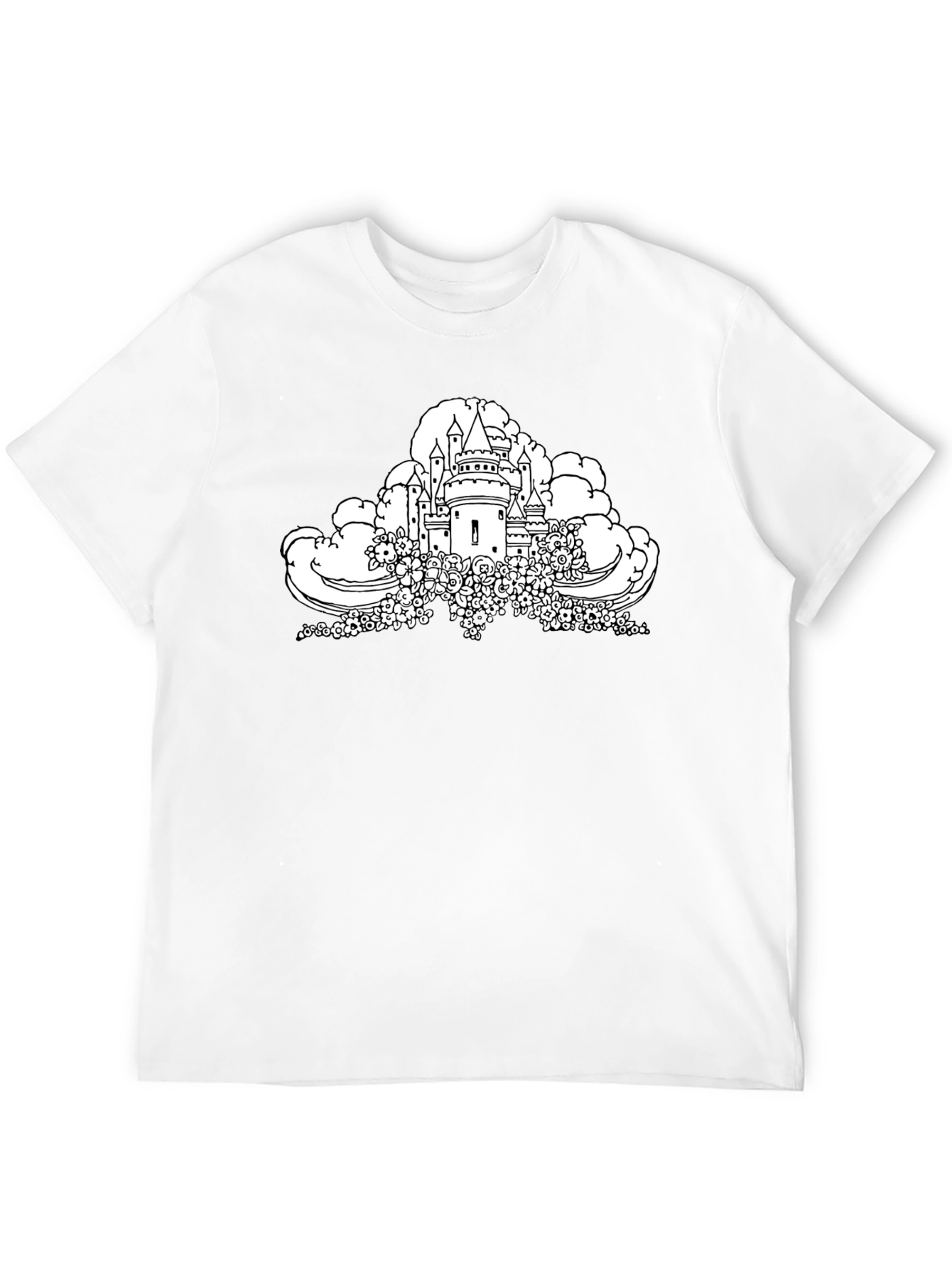 Castle in the Clouds Graphic Tee - Black