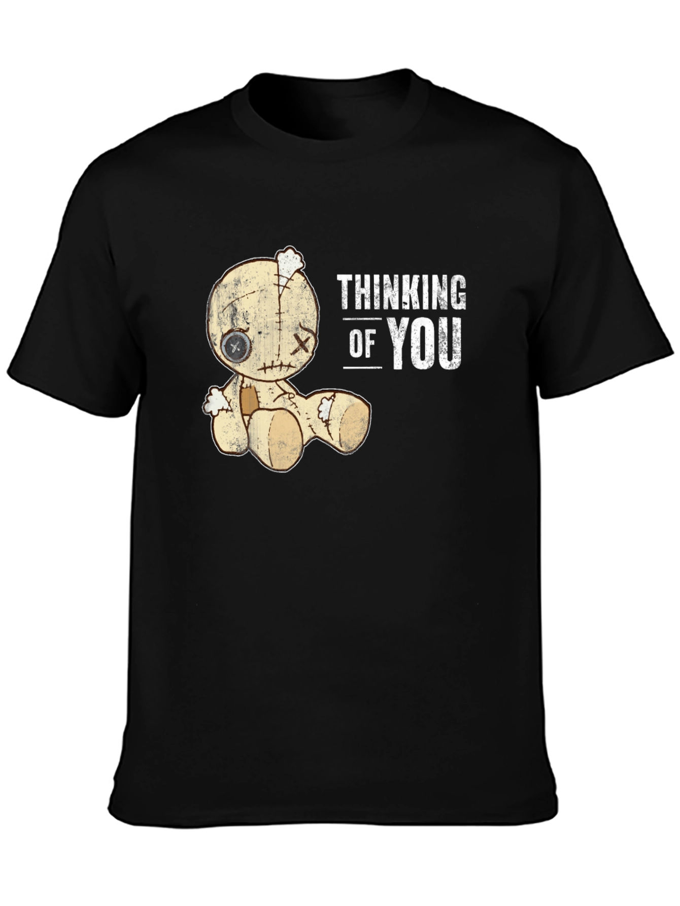 Thinking Of You Voodoo Doll Graphic T-Shirt