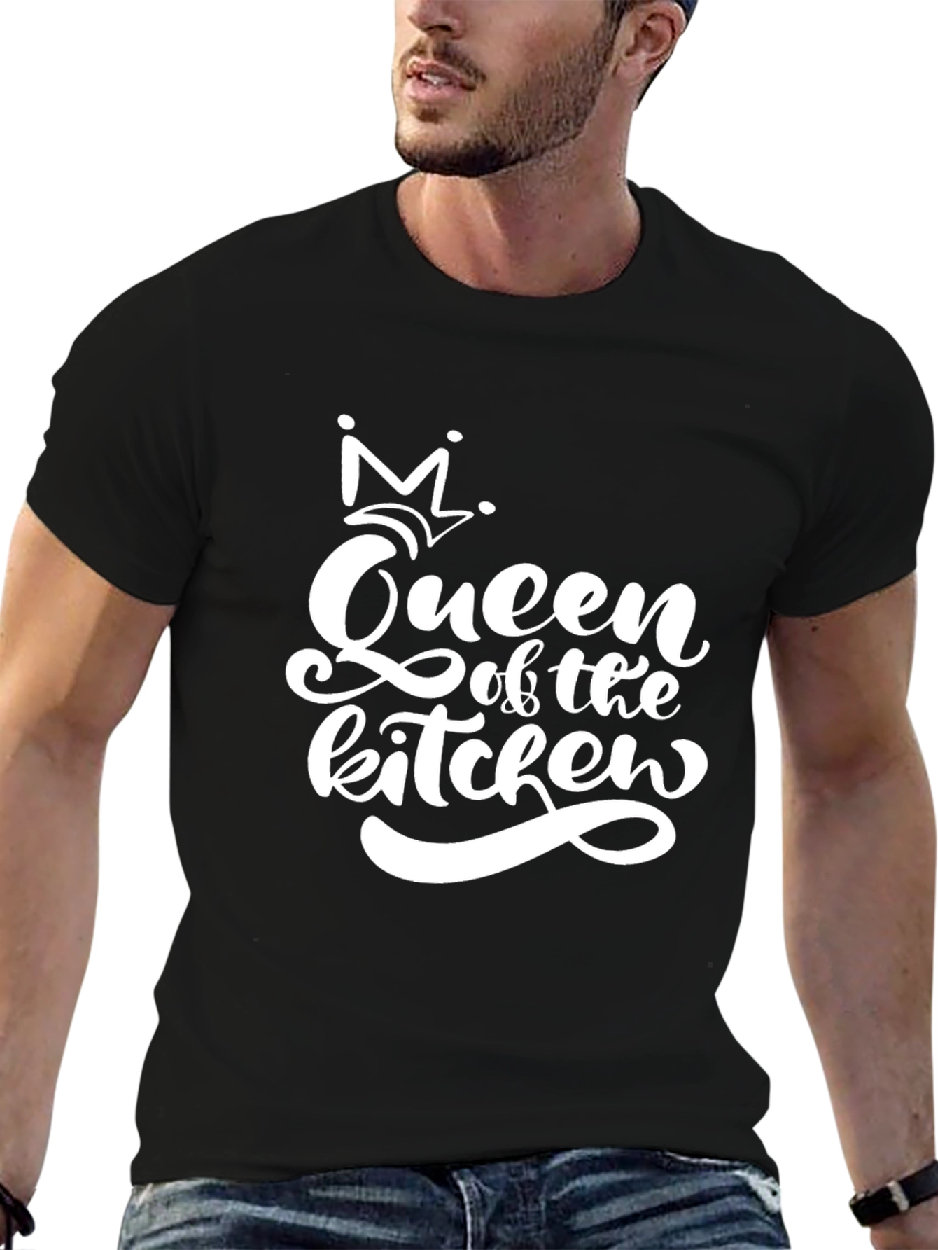 Queen of the Kitchen Black Graphic Tee