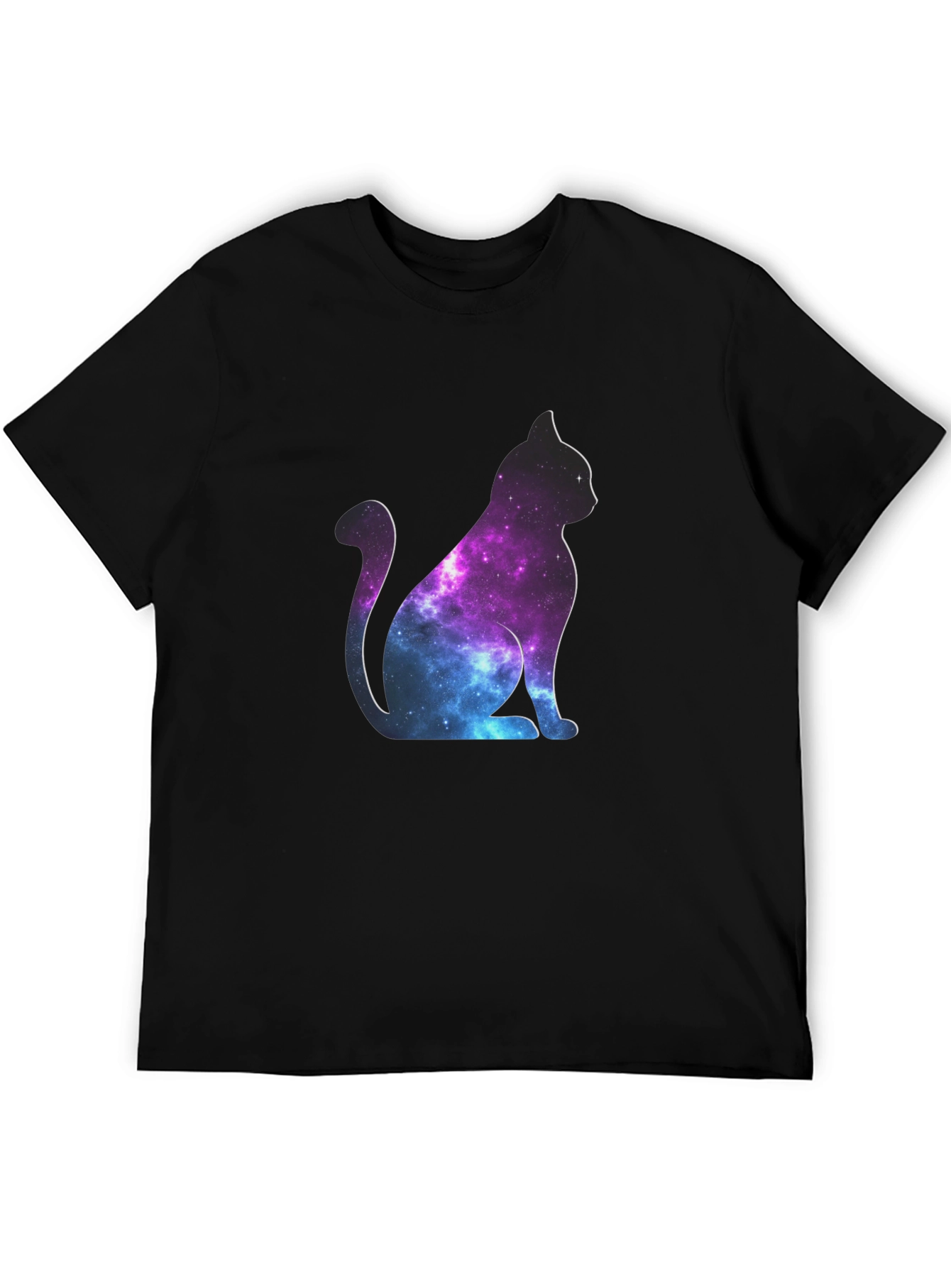 Galaxy Cat T-Shirt - Cosmic Feline Tee