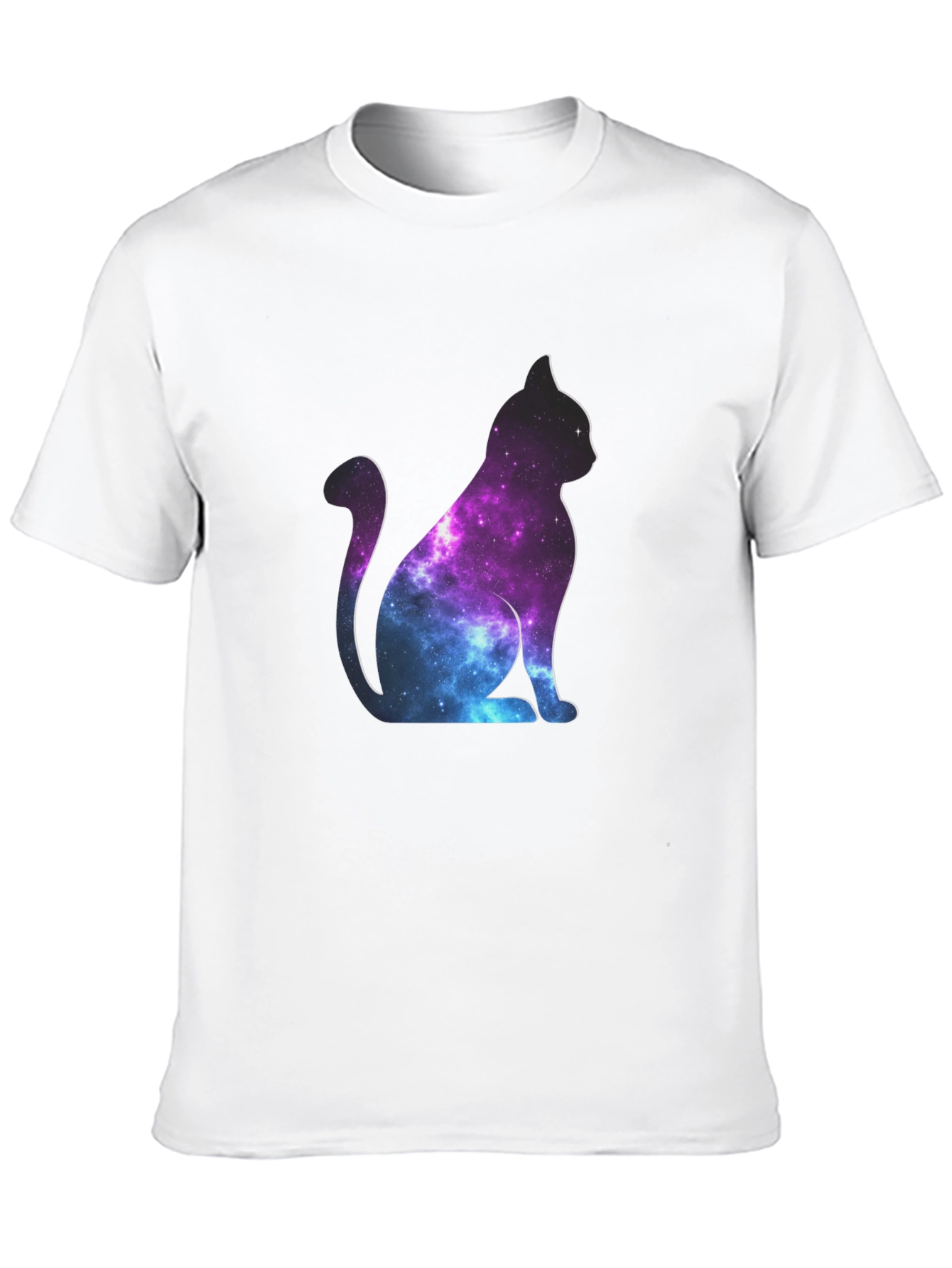 Galaxy Cat T-Shirt - Cosmic Feline Tee