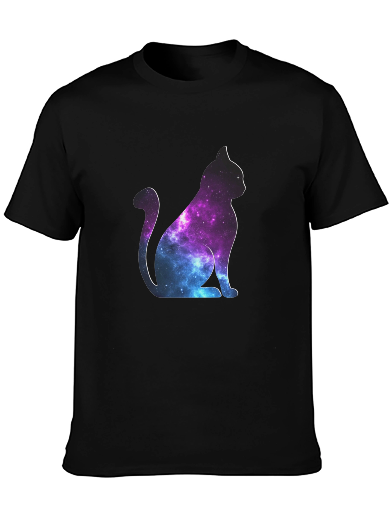 Galaxy Cat T-Shirt - Cosmic Feline Tee