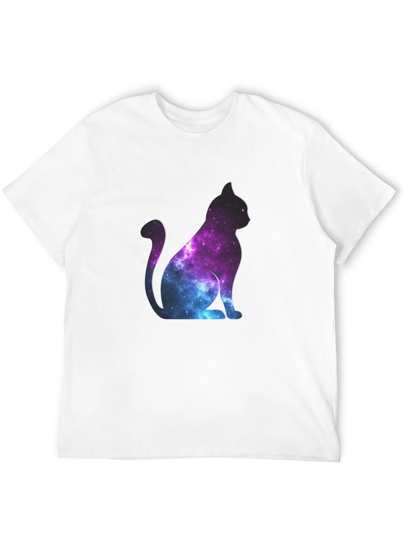 Galaxy Cat T-Shirt - Cosmic Feline Tee