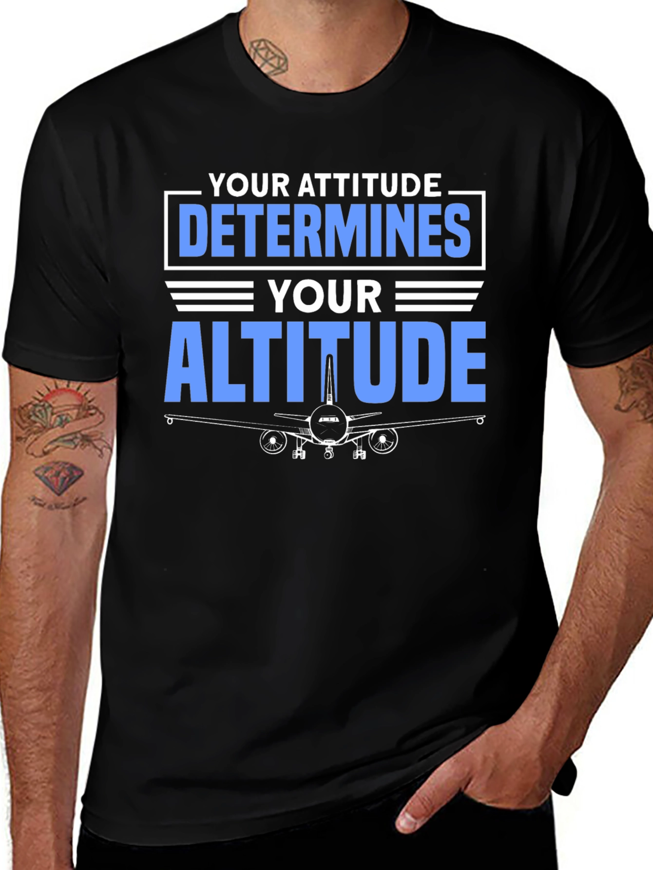 Attitude Determines Altitude Graphic Tee