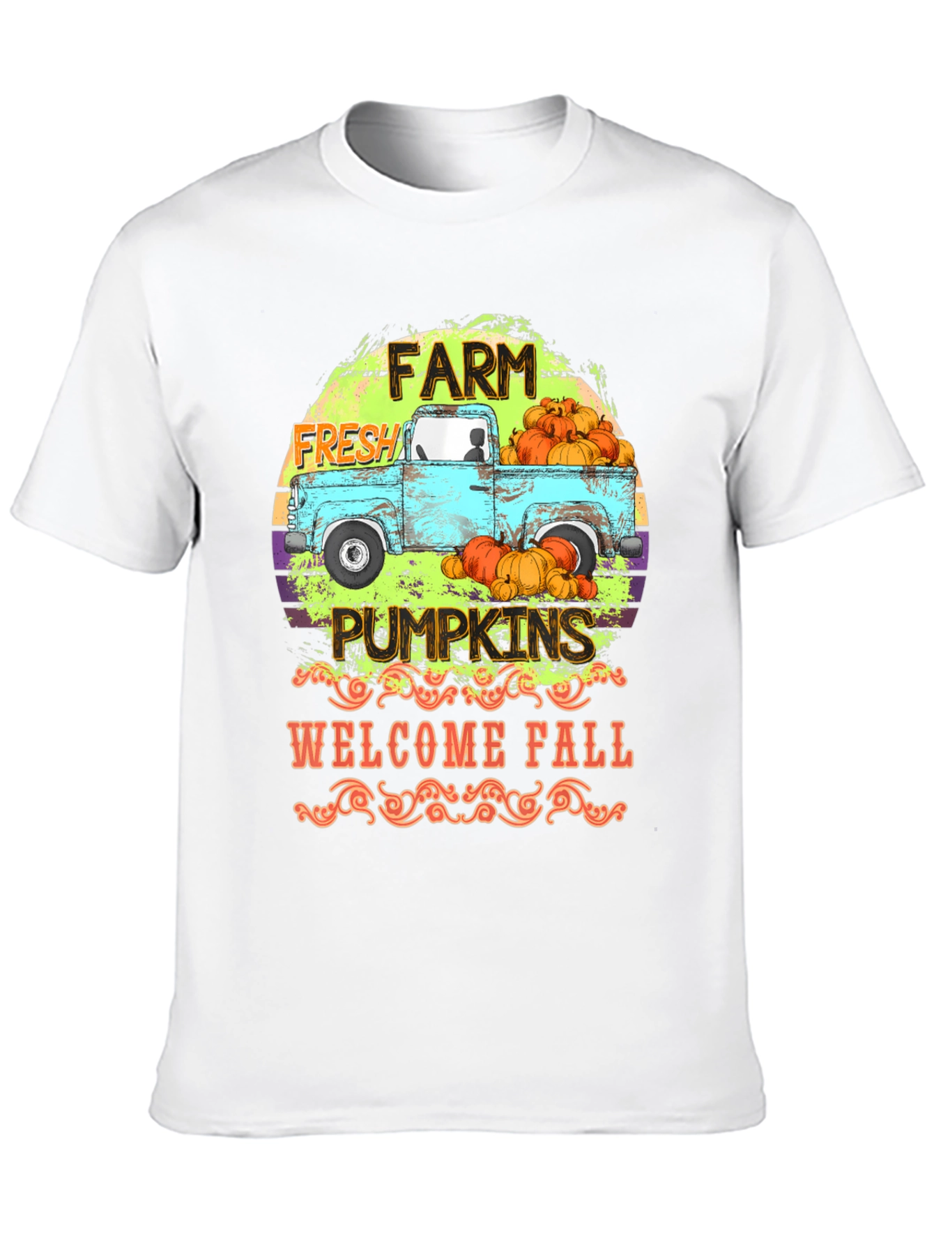 Farm Fresh Pumpkins Graphic T-Shirt
